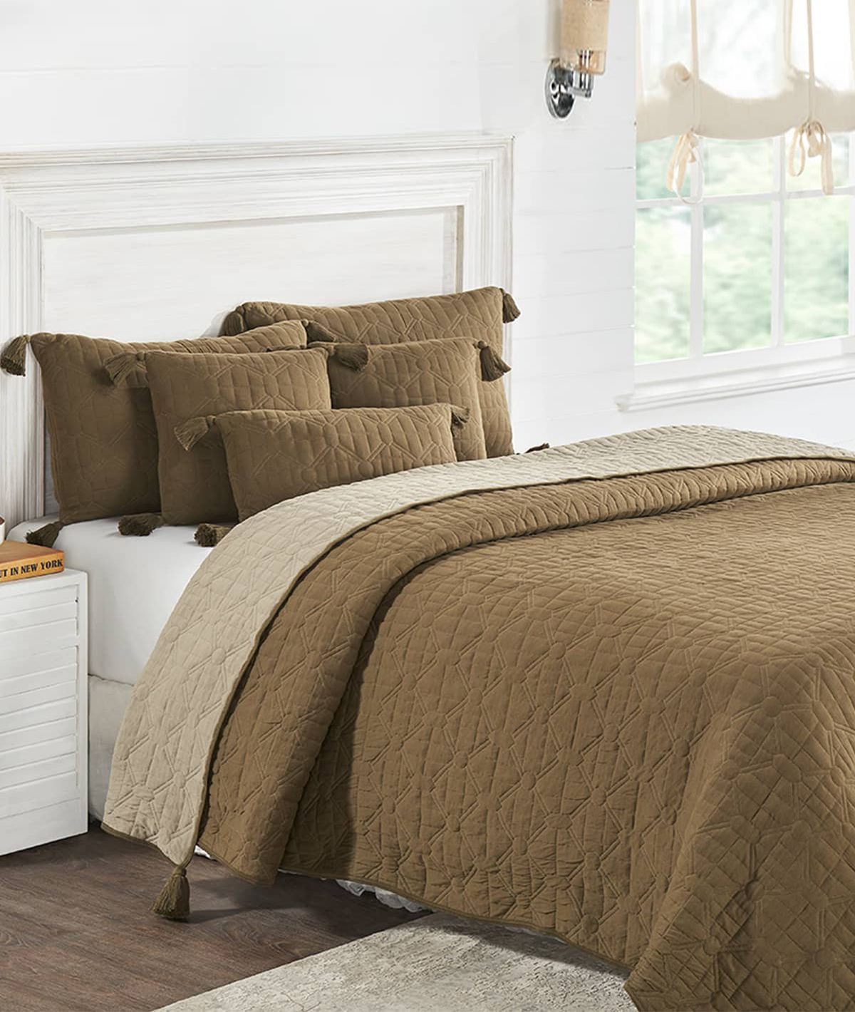 King size bedcover set of 6