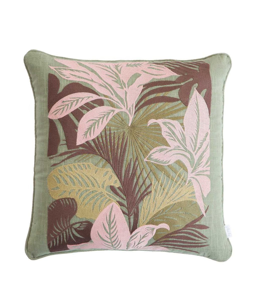Botanical Embroidery Cushion cover (Ivory) Buy Cushion Covers