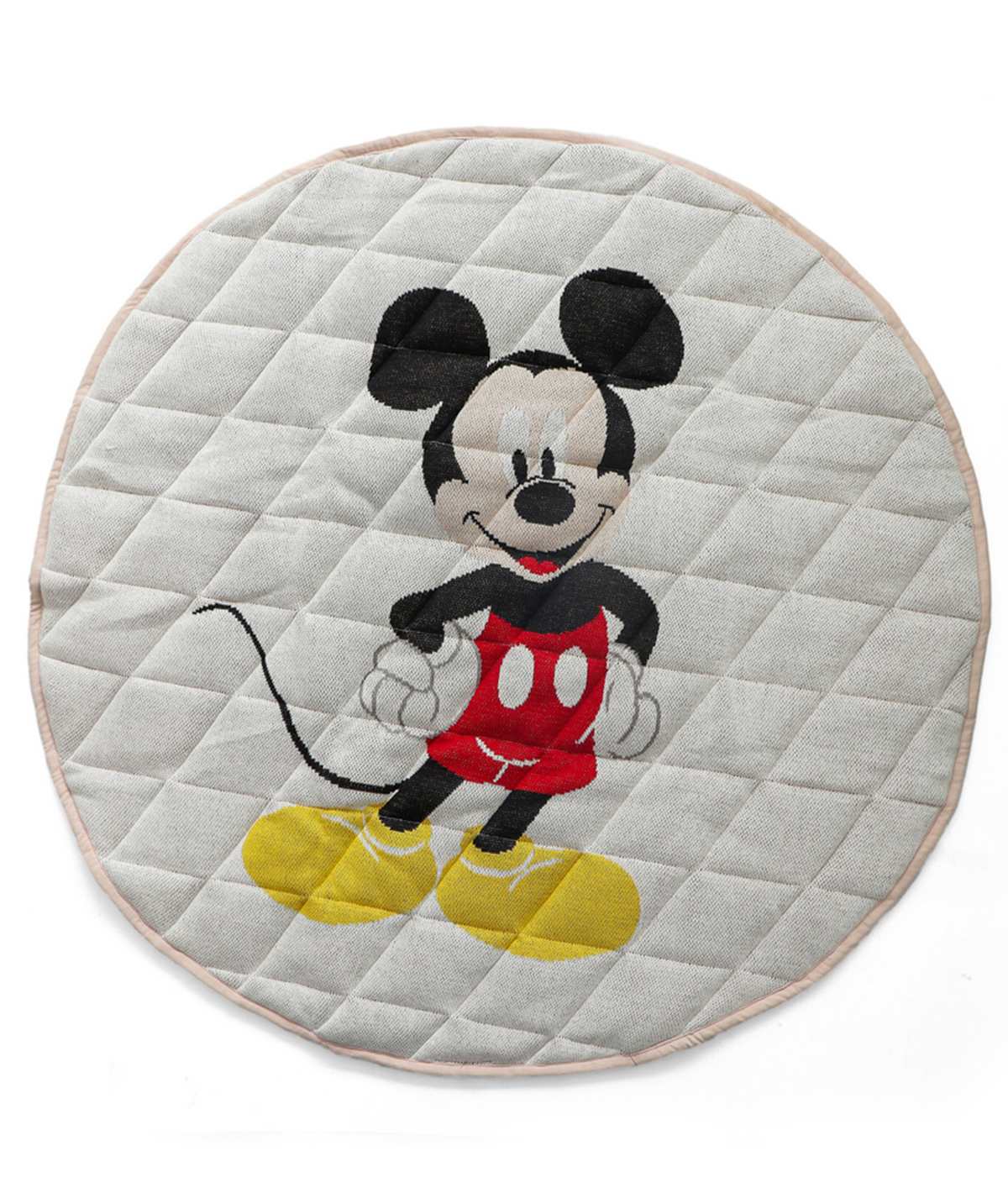 Classic Mickey Mouse - Disney Cotton Knitted Quilted Anti skid Playmat for Babies