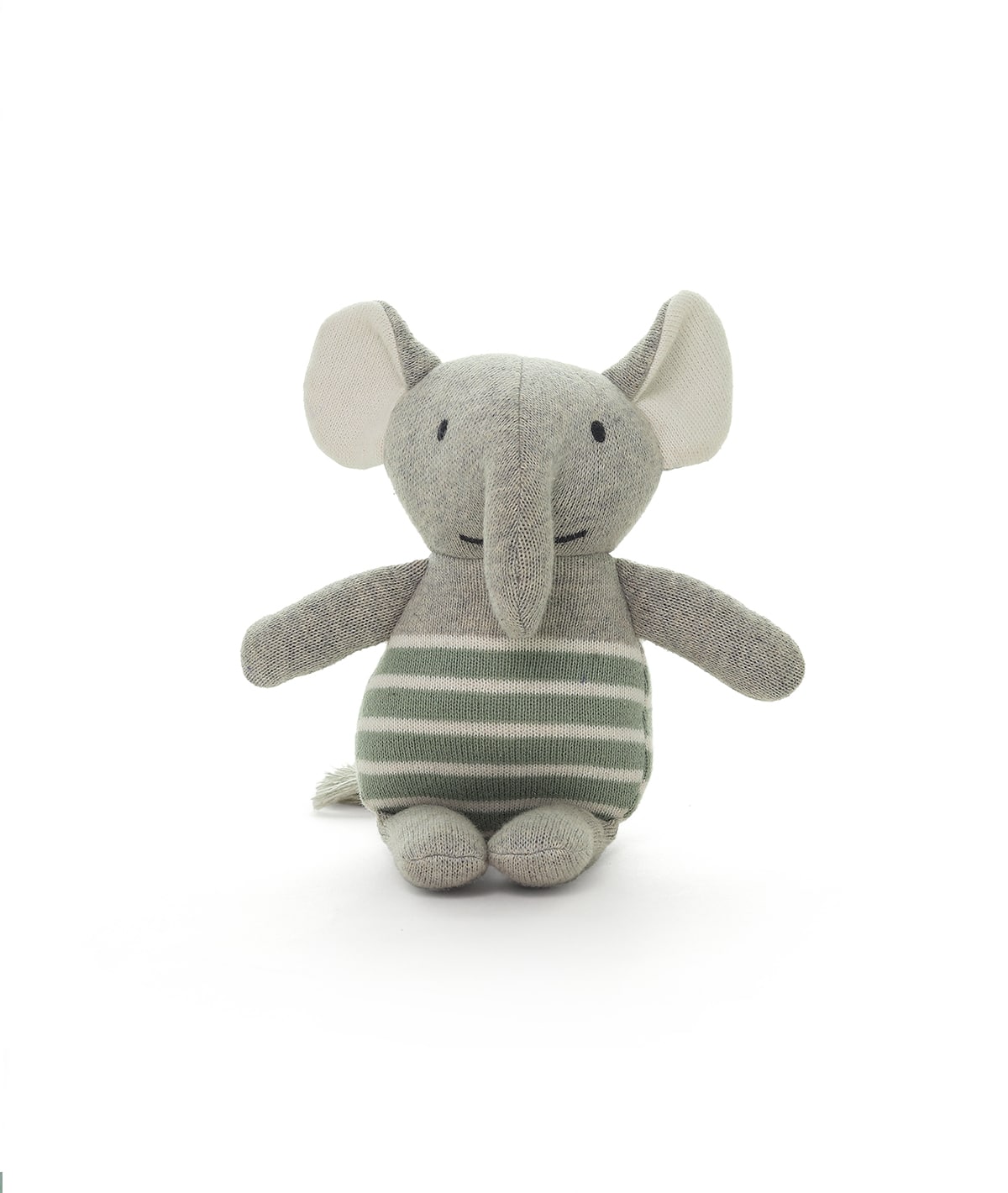 Cute as a Button Gift Bundle- (Set of 2 - Blanket & Elephant Rattle) in Duck Egg Color