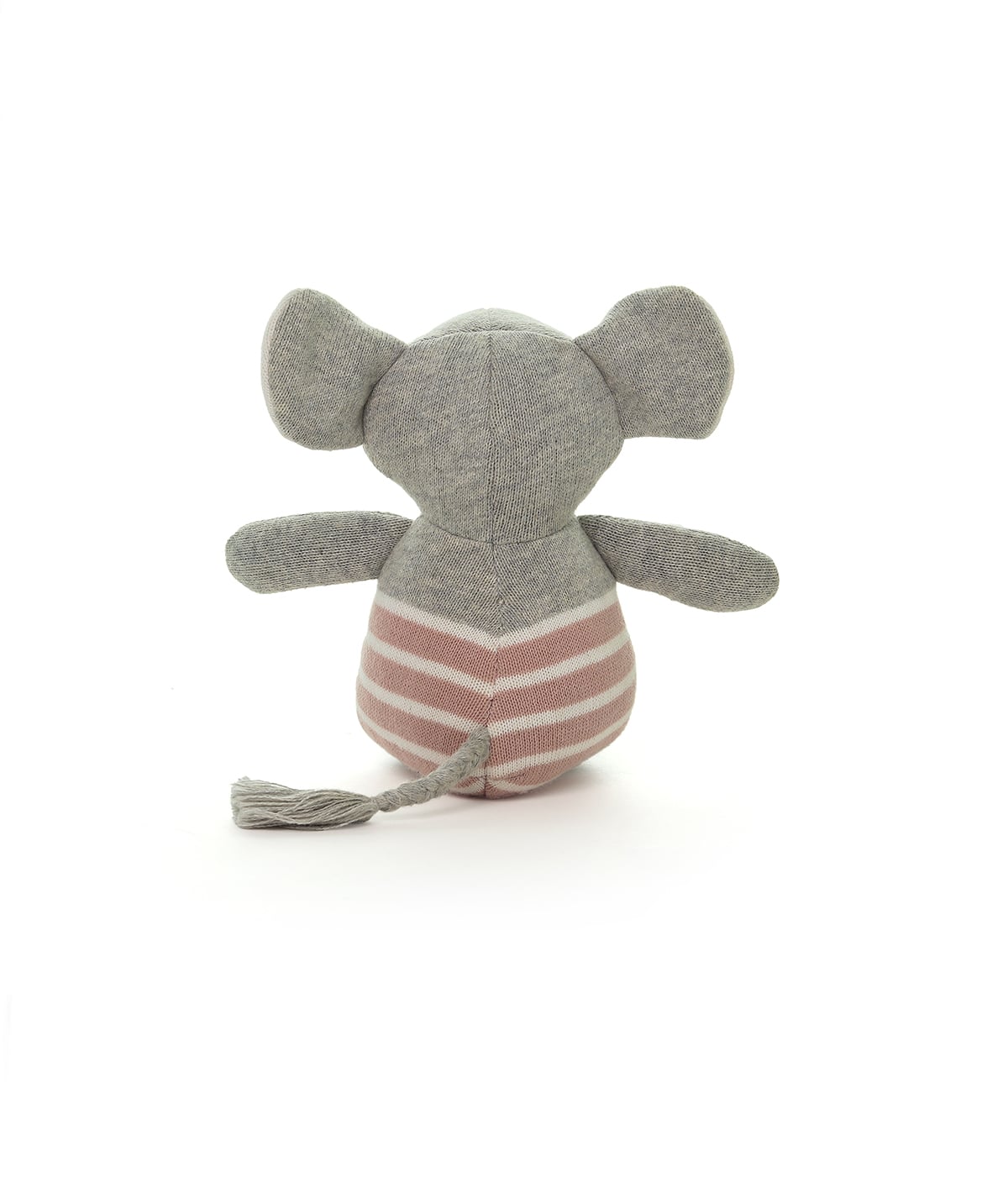 Cute as a Button Gift Bundle- (Set of 2 - Blanket & Elephant Rattle) in Cameo Pink Color