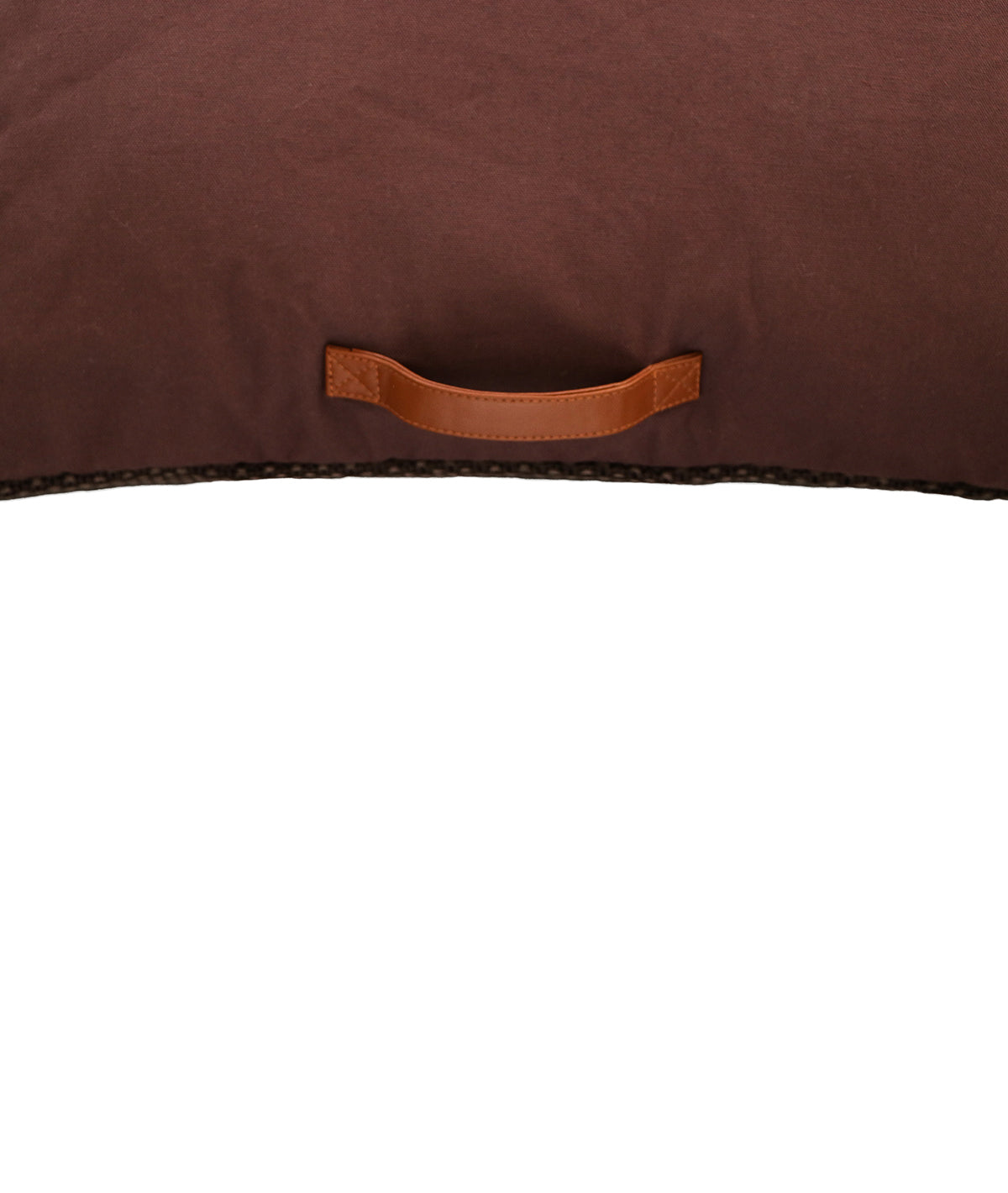 Moss Stitch Cotton Knitted Decorative Cushion Cover with Filler (70 cm x 70 cm)