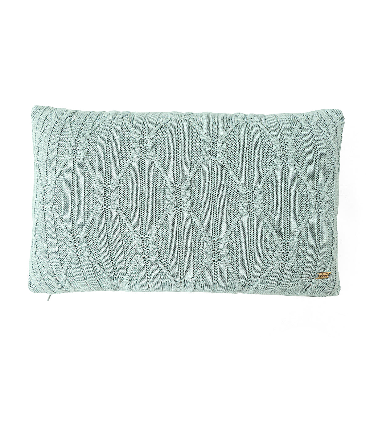 Holly Dull Blue Decorative 12 X 20 Inches Cushion Cover