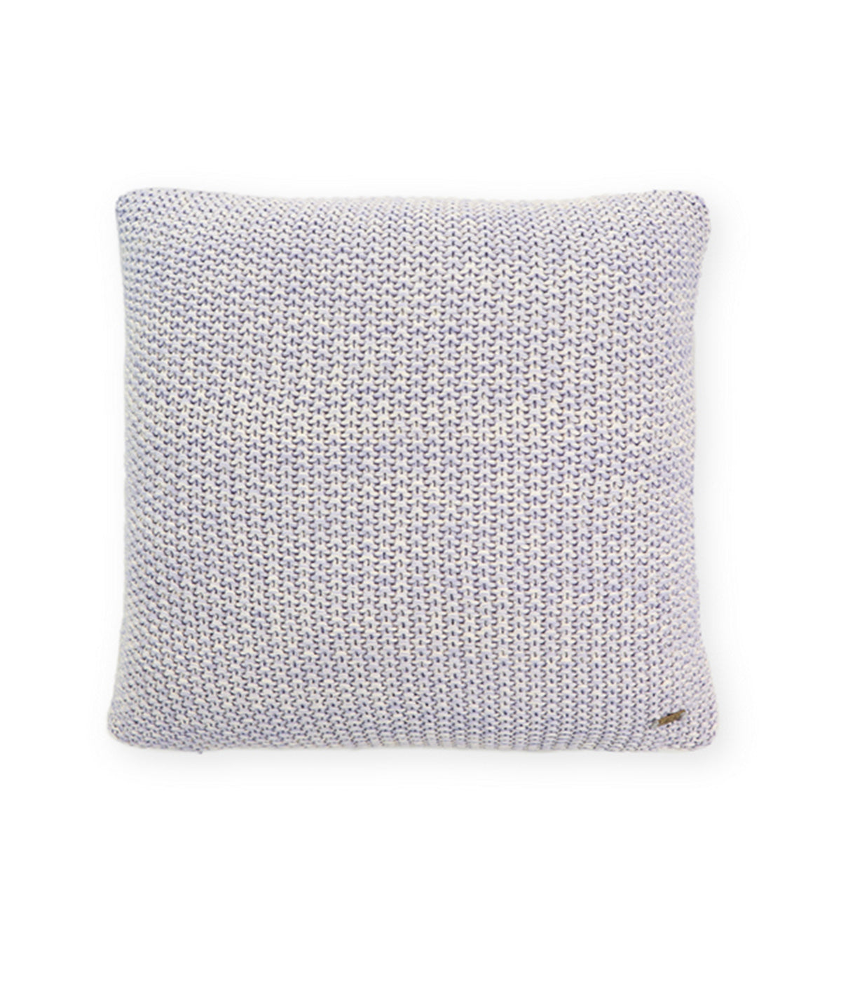 Moss Marld Lilac Natural Cotton Knitted Decorative 16 X 16 Inches Cushion Cover