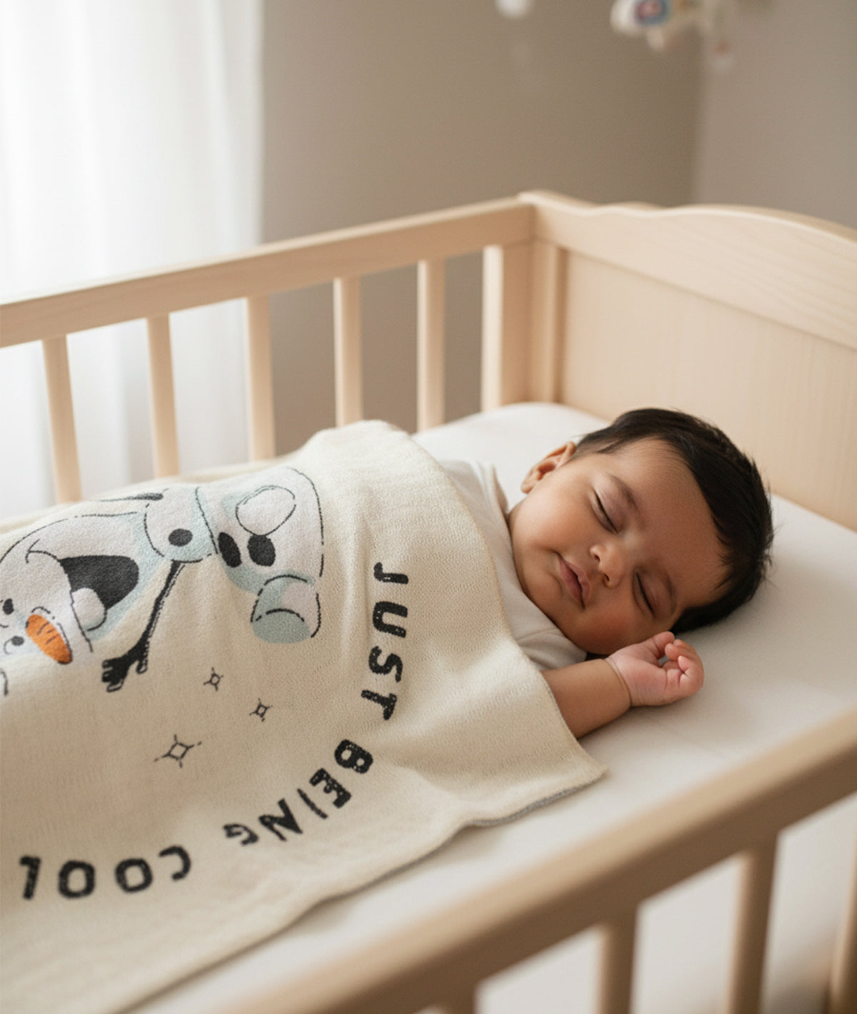 Just Being Cool Frozen Cotton Knitted Ac Blanket For Baby / Infant / New Born For Use In All Seasons