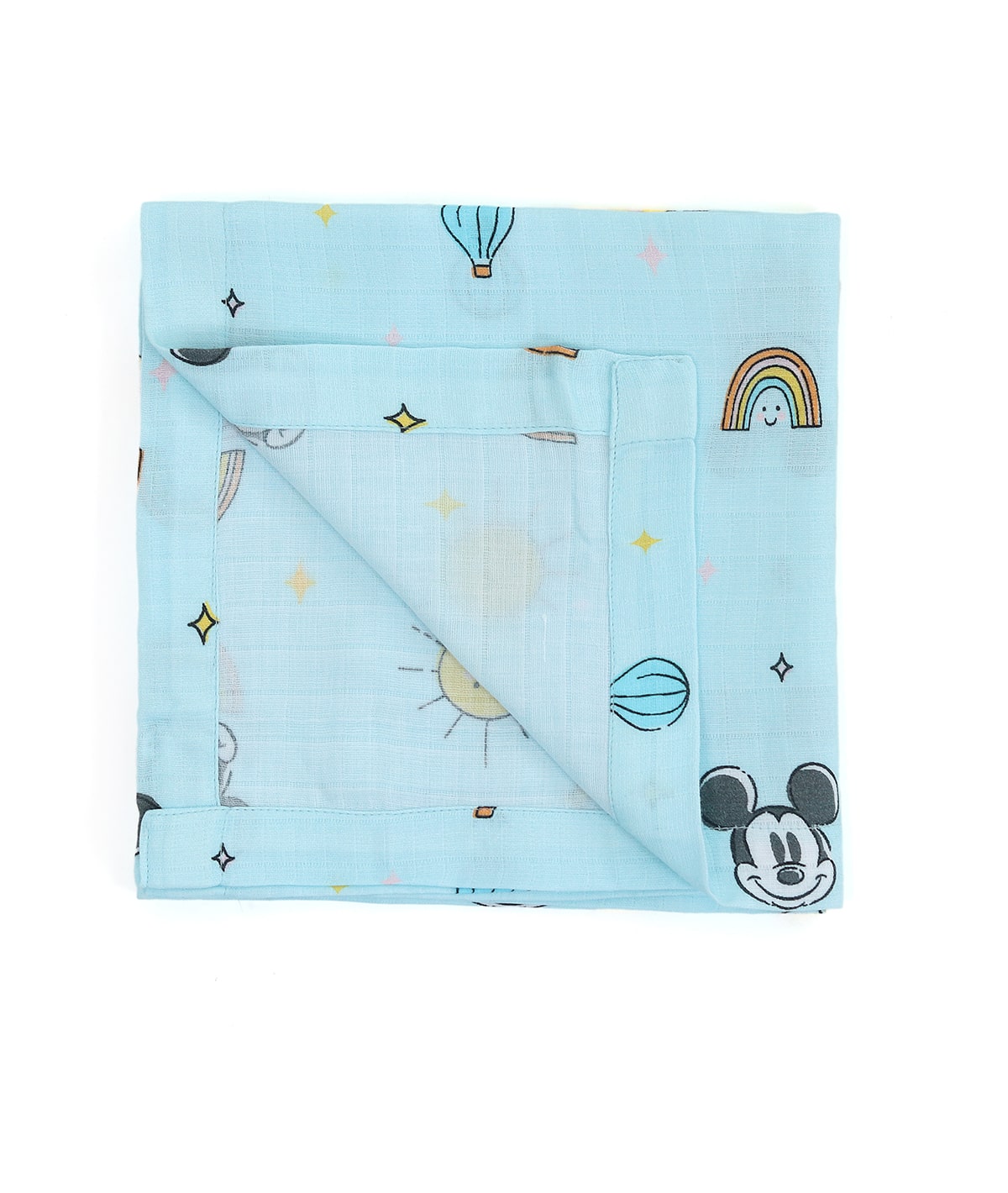 Good Night Mickey Muslin Baby Swaddles (Pack of 2)
