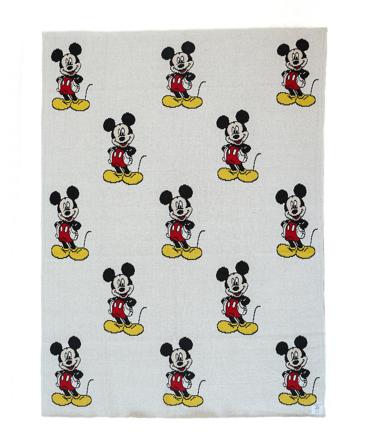 I Love Mickey Mouse - Disney Cotton Knitted AC Blanket For Baby / Infant / New Born For Use In All Seasons (0-18 Months)