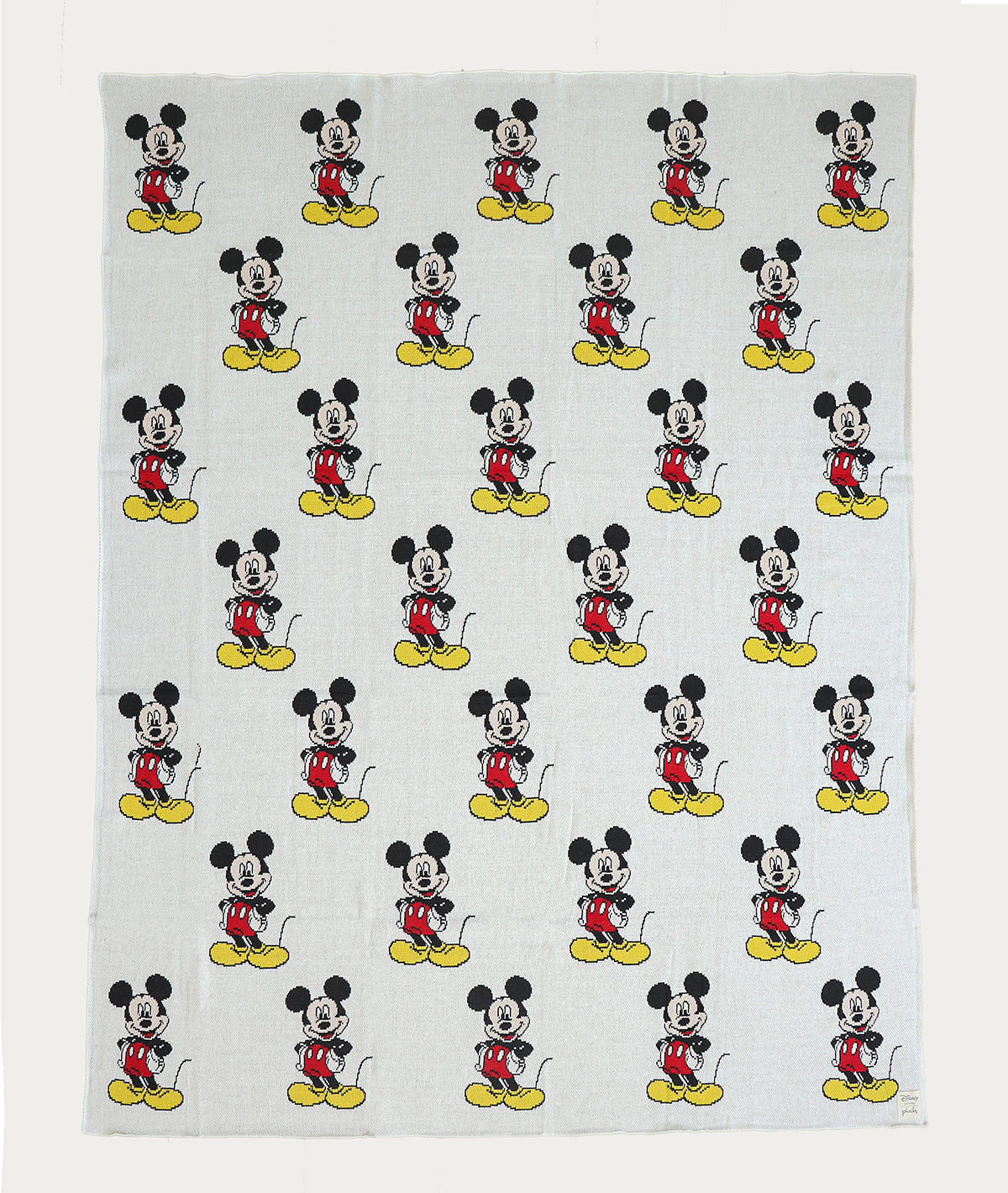 I Love Mickey Mouse - Disney Cotton Knitted Throw / AC Blanket For Kids For Use In All Seasons (2 to 4 Years for Kids)