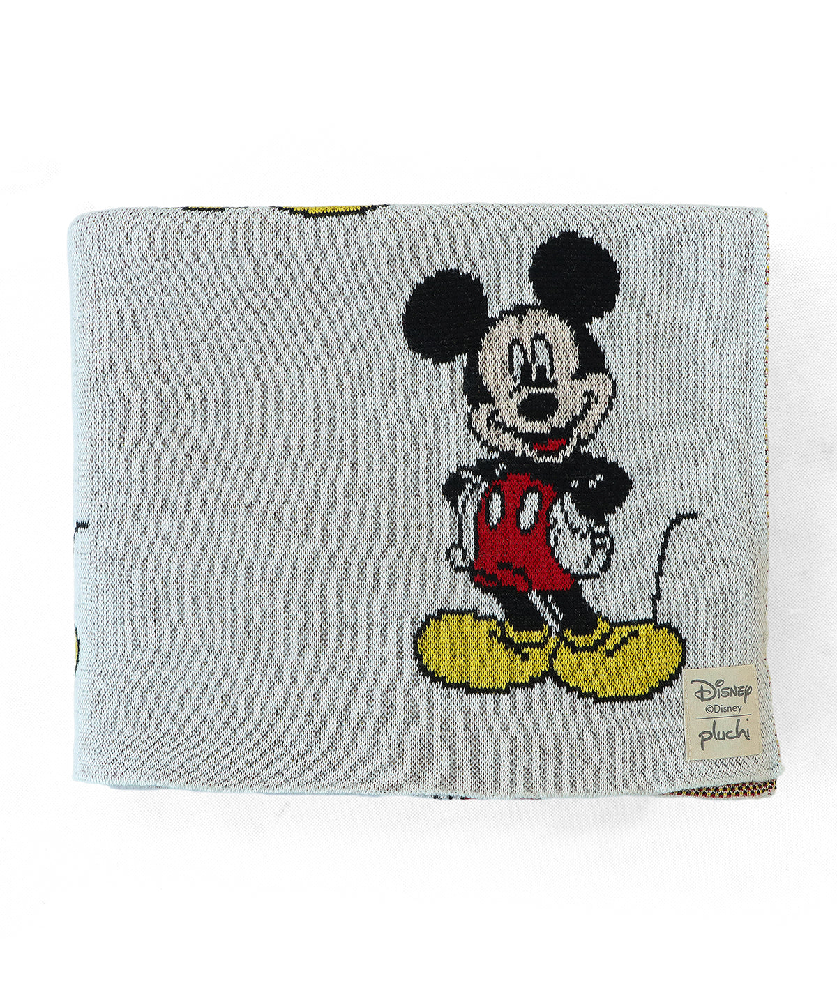 I Love Mickey Mouse - Disney Cotton Knitted Throw / AC Blanket For Kids For Use In All Seasons (2 to 4 Years for Kids)