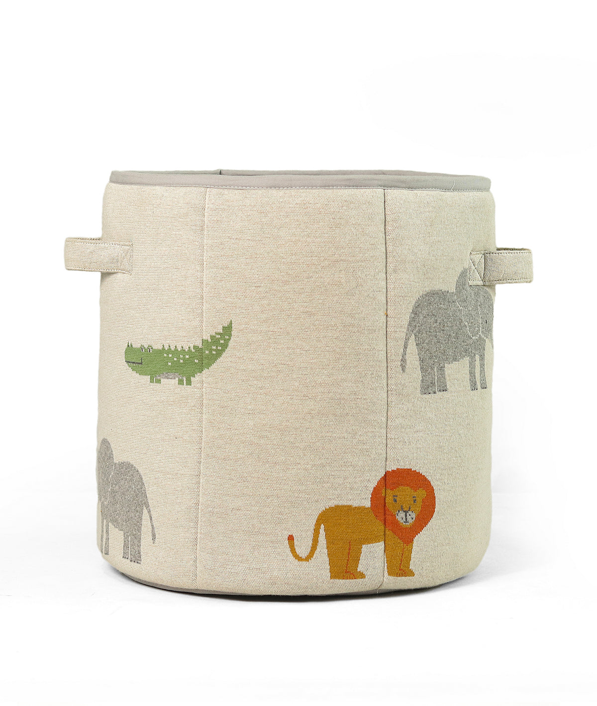 Safari in Woodland Cotton Knitted Large Kids Baskets Combo Set (2 pcs)