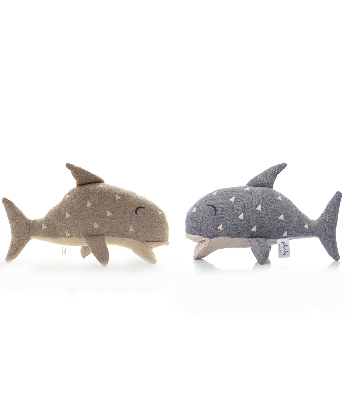 Baby Shark Combo Cotton Knitted Stuffed Soft Toys Set (2 pcs)