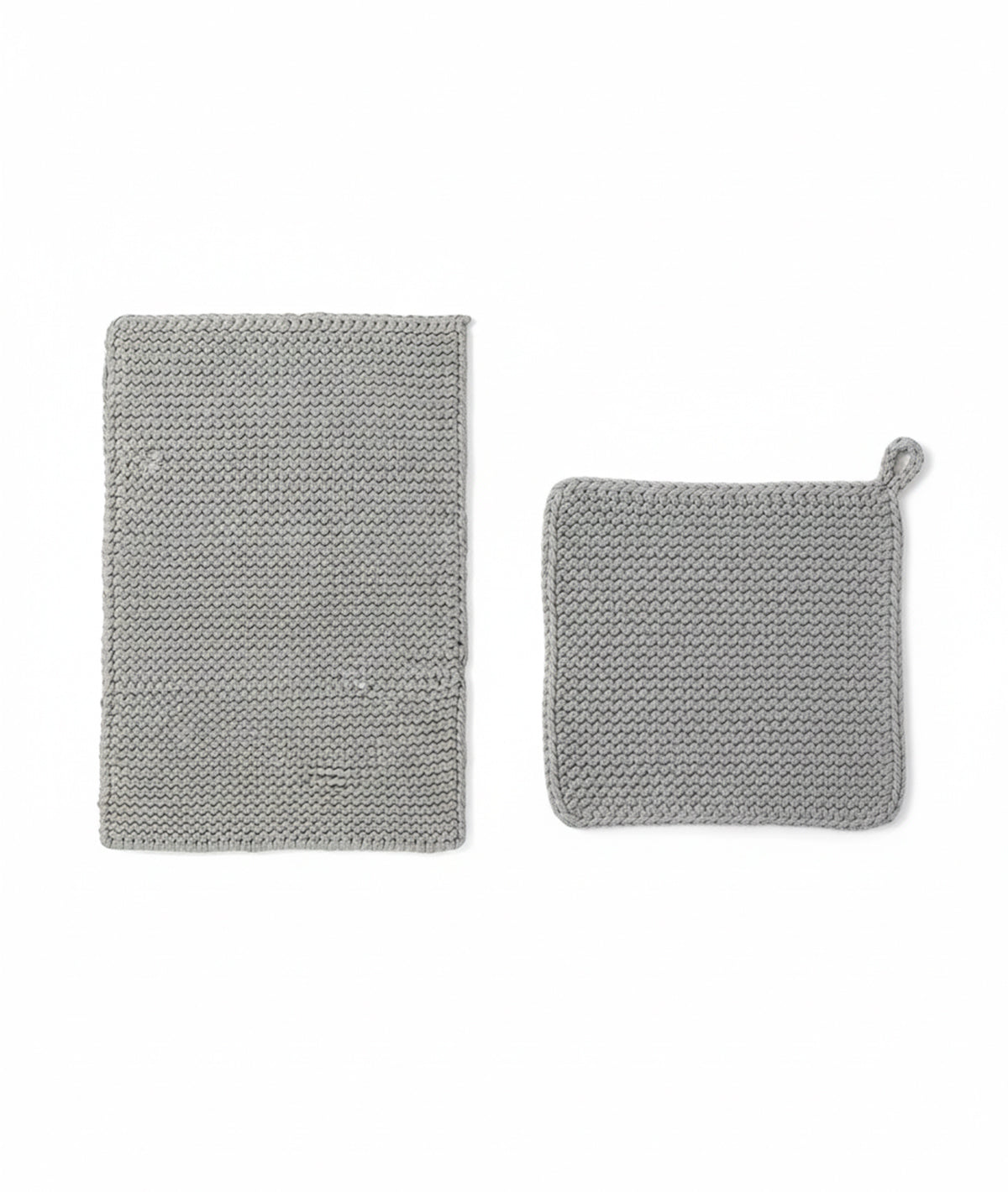 Pot on Table Cotton Knitted Pot/Table placement Combo Set (2 pcs)