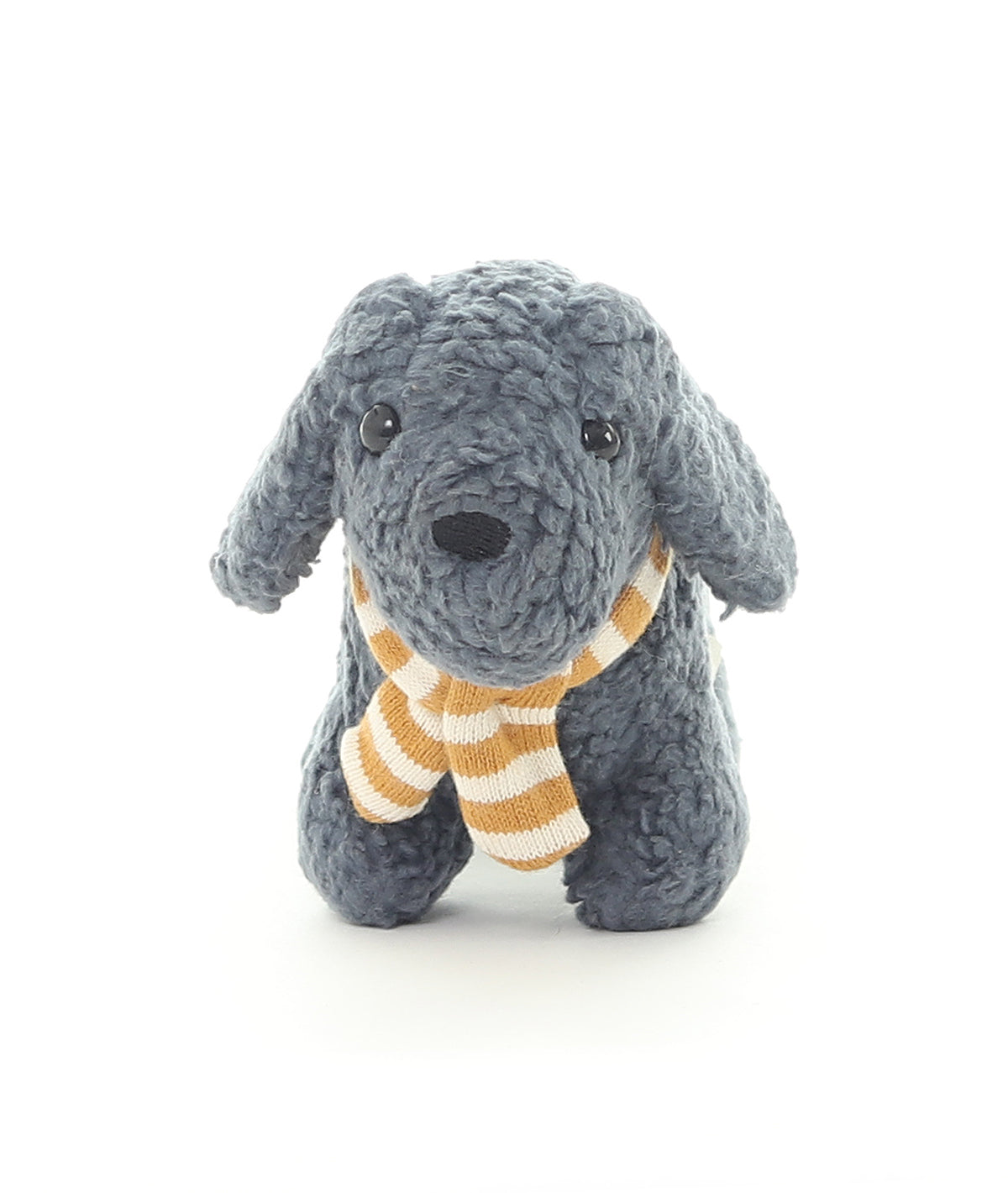 Bruno Dog Cotton Knitted Stuffed Soft Toy (Queen Blue)