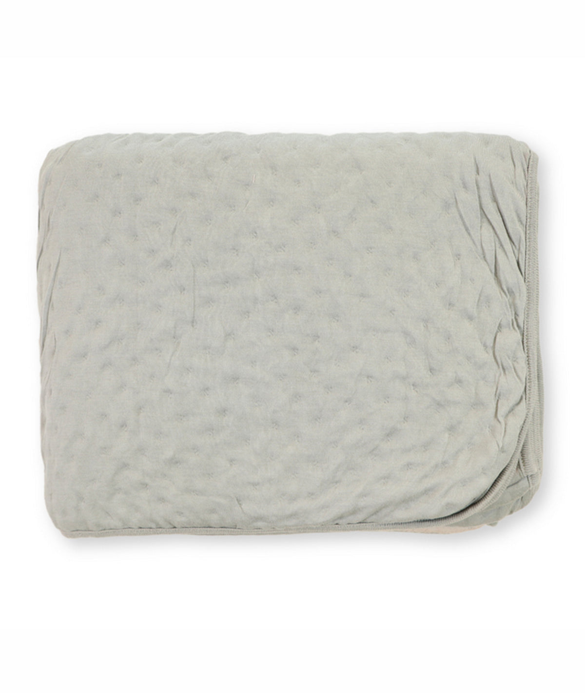 Hazel Nimbus Cloud & Alice Blue Cotton Knitted Single Bed AC Quilted Blanket