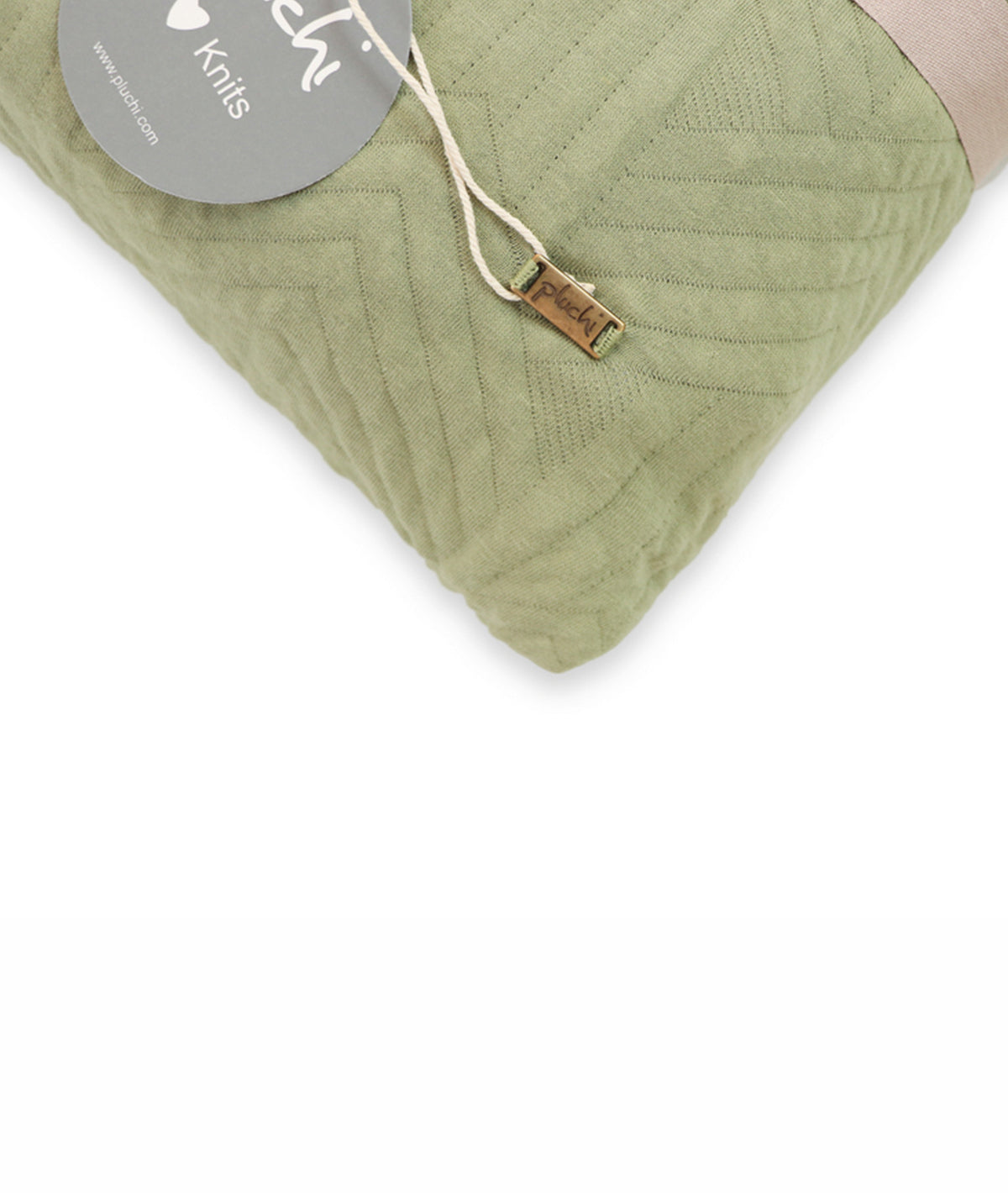 Praquet Olive & Scenic Green Cotton Knitted Single Bed AC Quilted Blanket