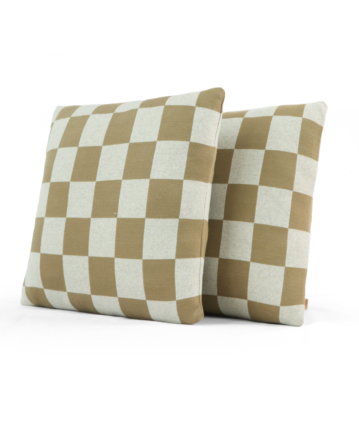 William Champagne 100% Cotton Knitted With Polyester Filled King Size Bed Cover With 2 Pillow Covers and 3 Cushion Covers (Set Of 6)