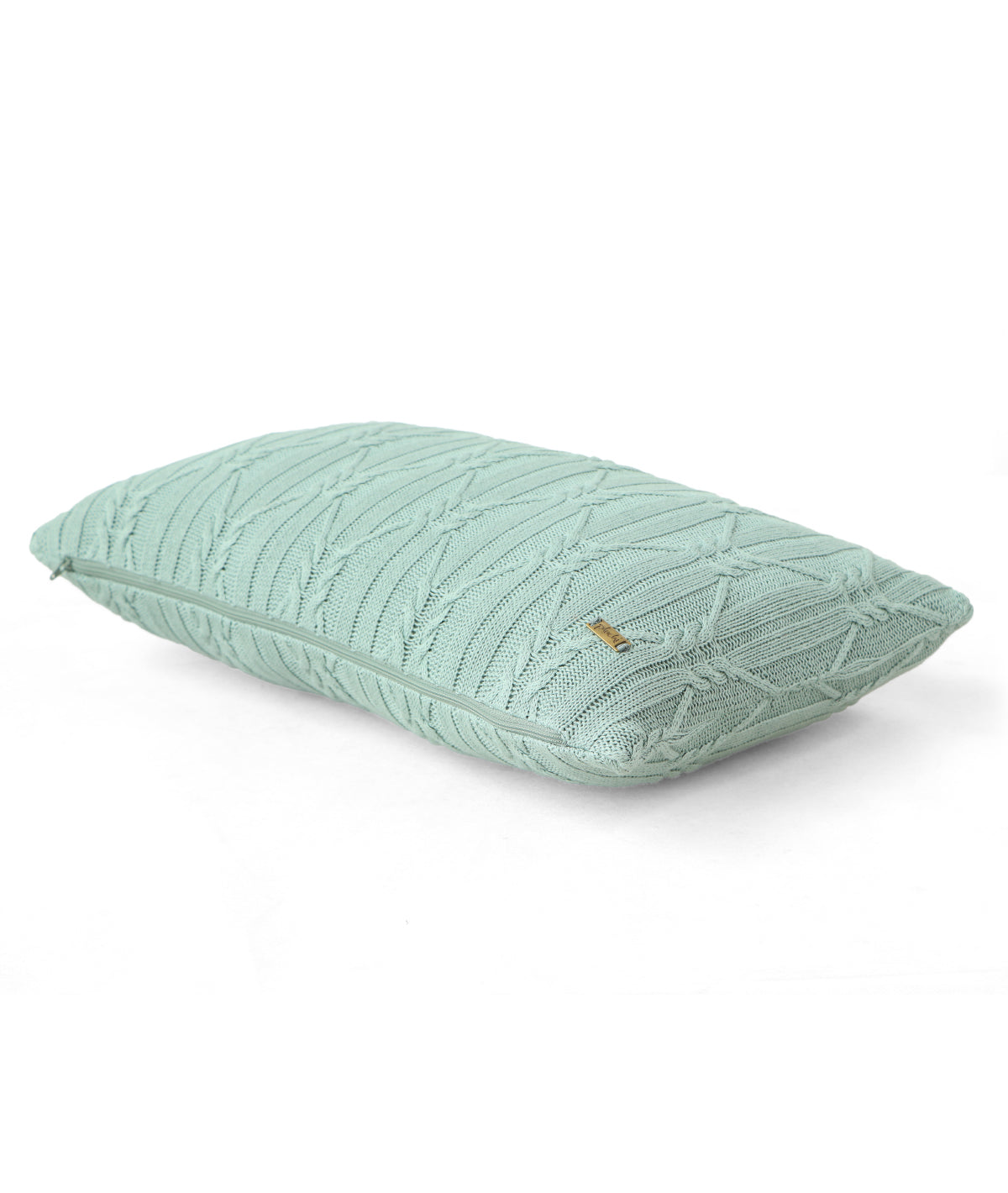 Holly Dull Blue Decorative 12 X 20 Inches Cushion Cover