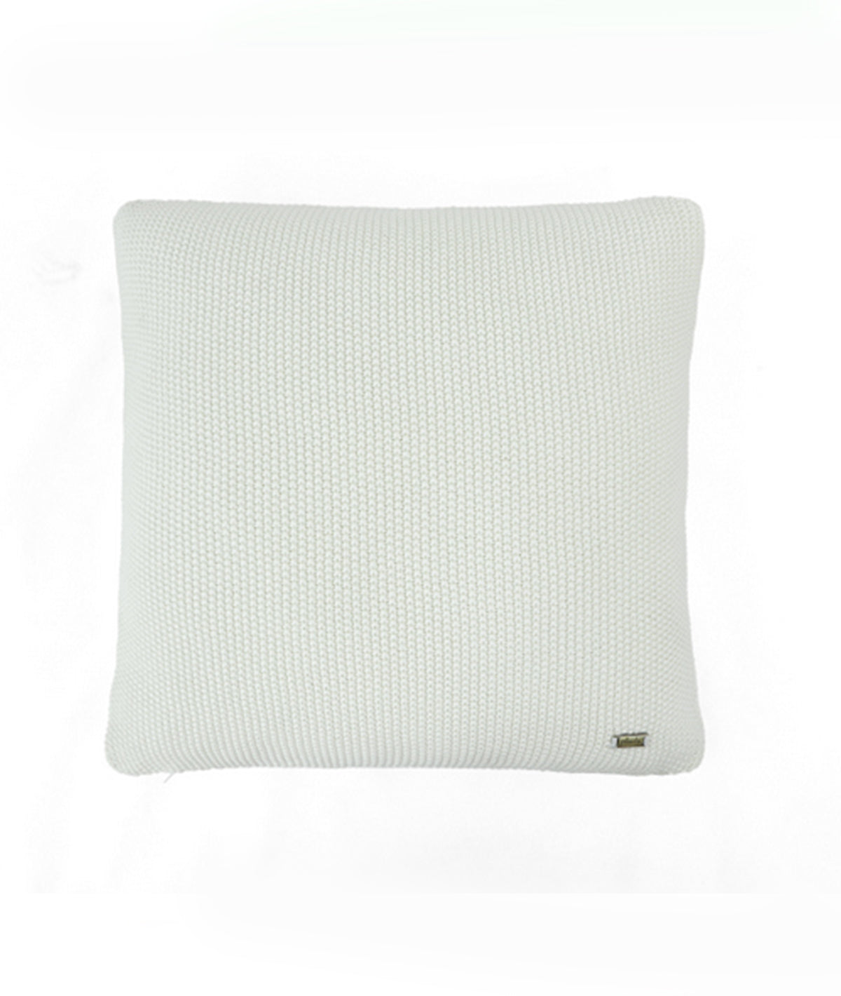 Mini Moss Knit Natural Cotton Knitted Decorative 16 X 16 Inches Cushion Cover