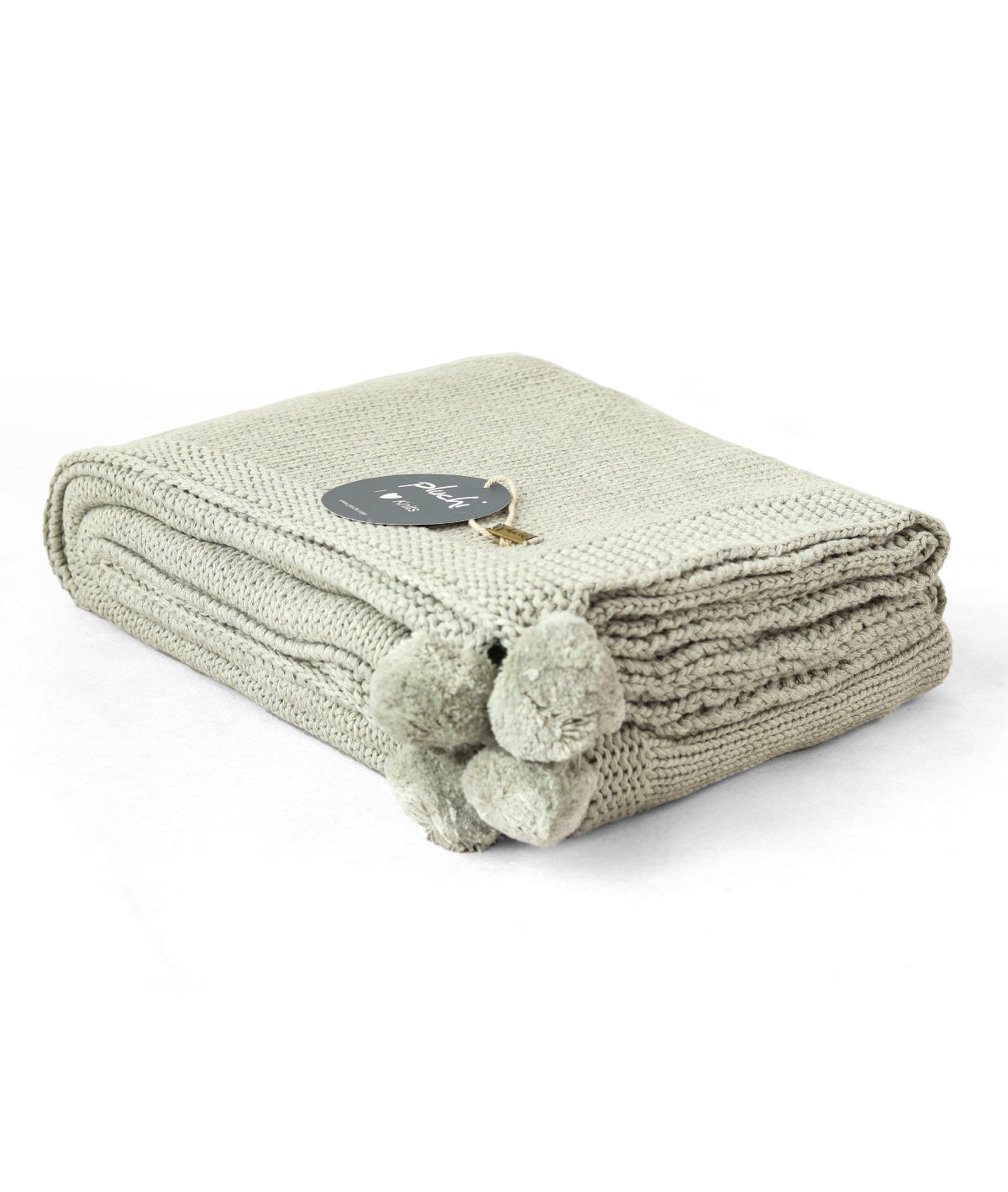 Jersey Chunky Knit Vanilla Grey Melange Color Cotton Knitted Throw /Blanket  For Round The Year Use