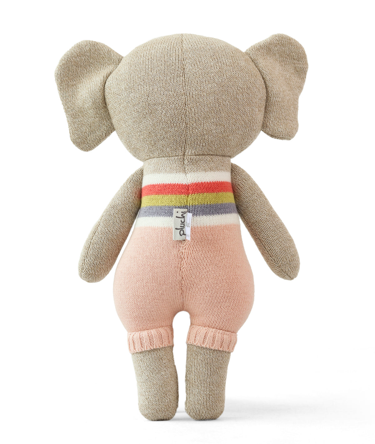 Ellie Elephant- Cotton Knitted Stuffed Soft Toy (Multi Color)