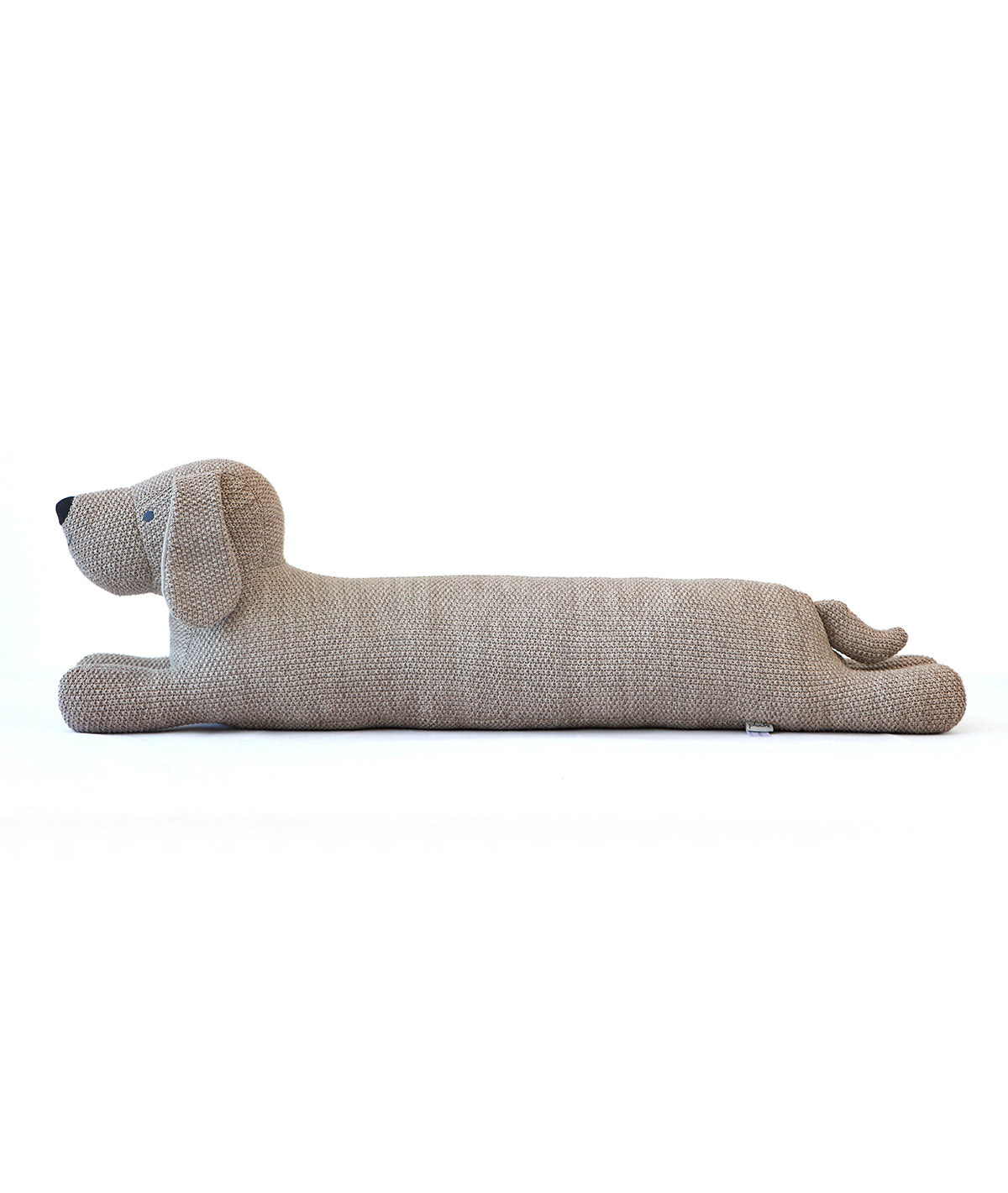 Max Dog Cotton Knitted Stuffed Soft Toy (Beige & Pale Whisper)