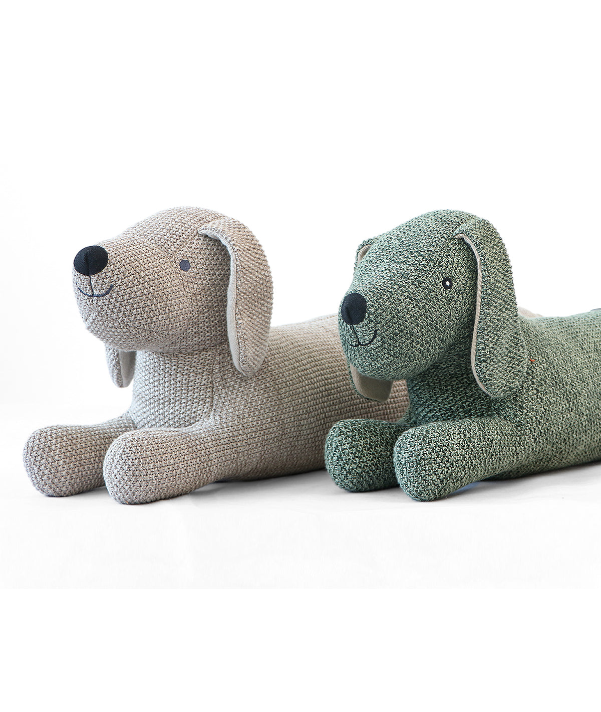 Max Dog Cotton Knitted Stuffed Soft Toy (Bermuda Green)