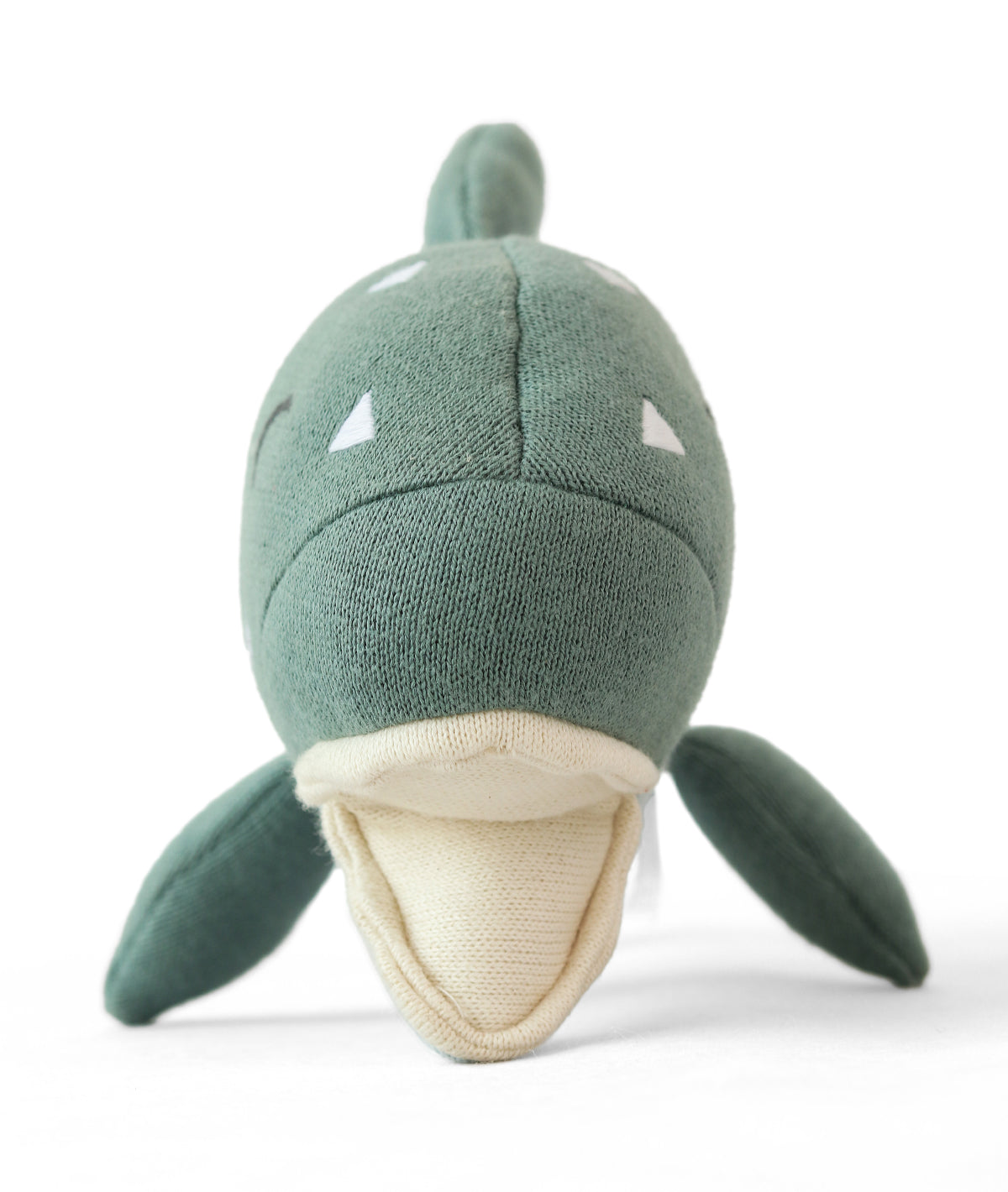 Baby Shark Cotton Knitted Stuffed Soft Toy (Medium Blue & Baby Blue)