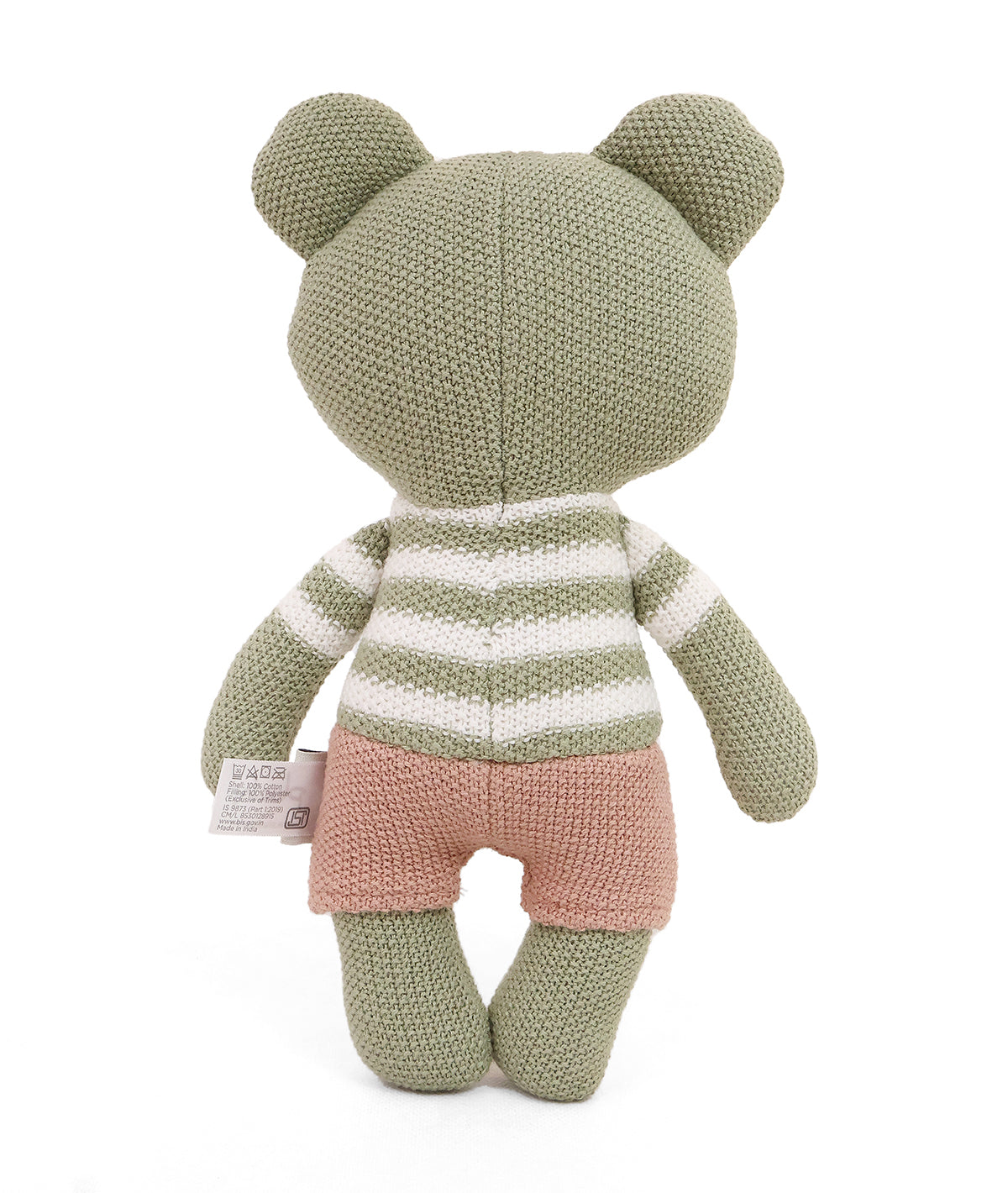 Toady Toady Tot Cotton Knitted Stuffed Soft Toy (Green) – Pluchi Online