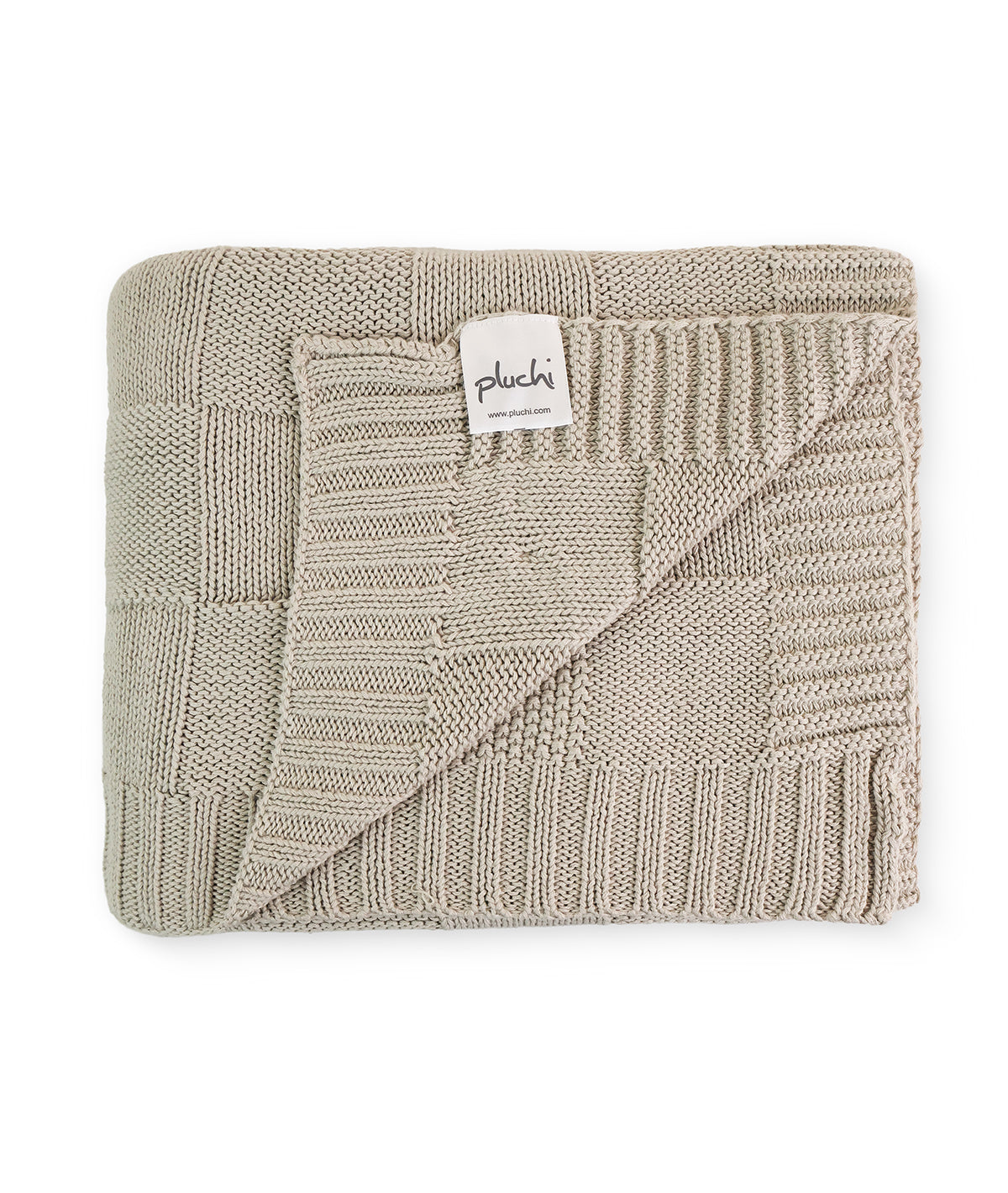 Nora Pale Whisper Color 100% Cotton Knitted All Season AC Throw Blanke ...