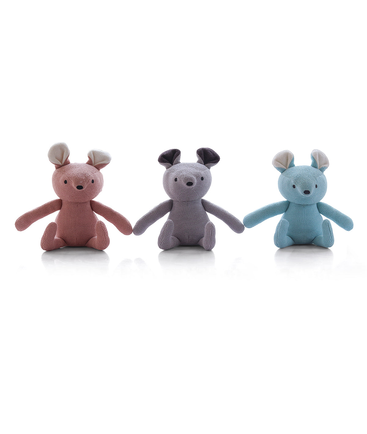 Jerry Mouse Cotton Knitted Stuffed Soft Toys Combo Set (3 pcs)
