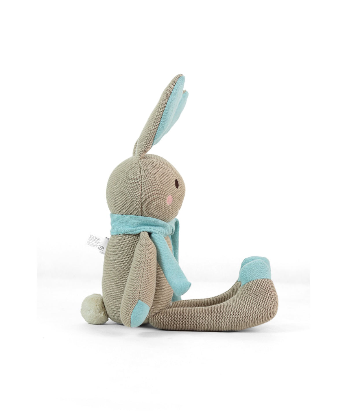 Berry Bunny Cotton Knitted Stuffed Soft Toy (Pale Whisper & Baby Blue) Pluchi Online Berry Bunny Cotton Knitted Stuffed Soft Toy (Pale Whisper & Baby Blue) Pluchi Online