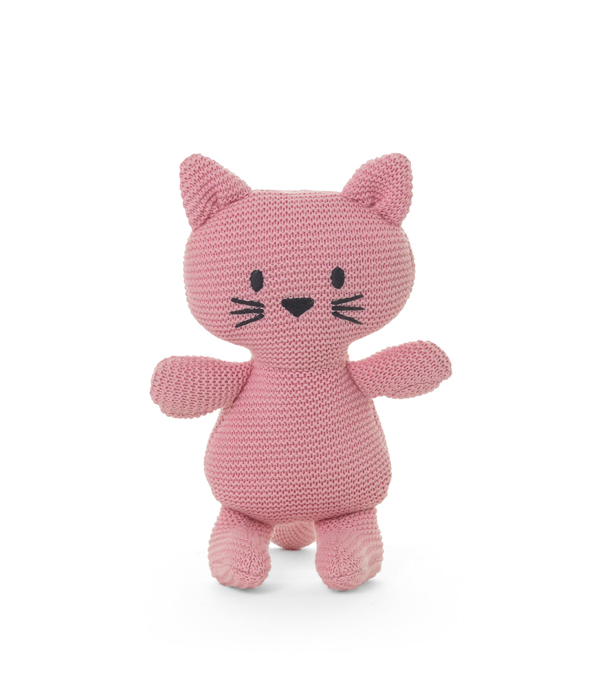 Dog and Cat Cotton Knitted Stuffed Soft Toys Combo Set (2 pcs)