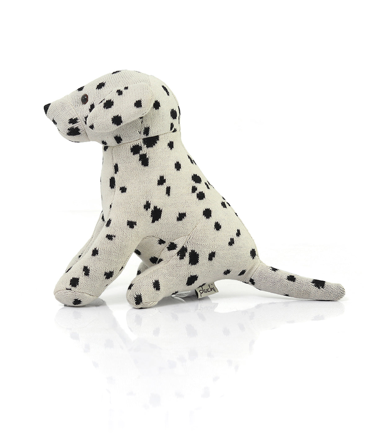 Dog and Cat Cotton Knitted Stuffed Soft Toys Combo Set (2 pcs)