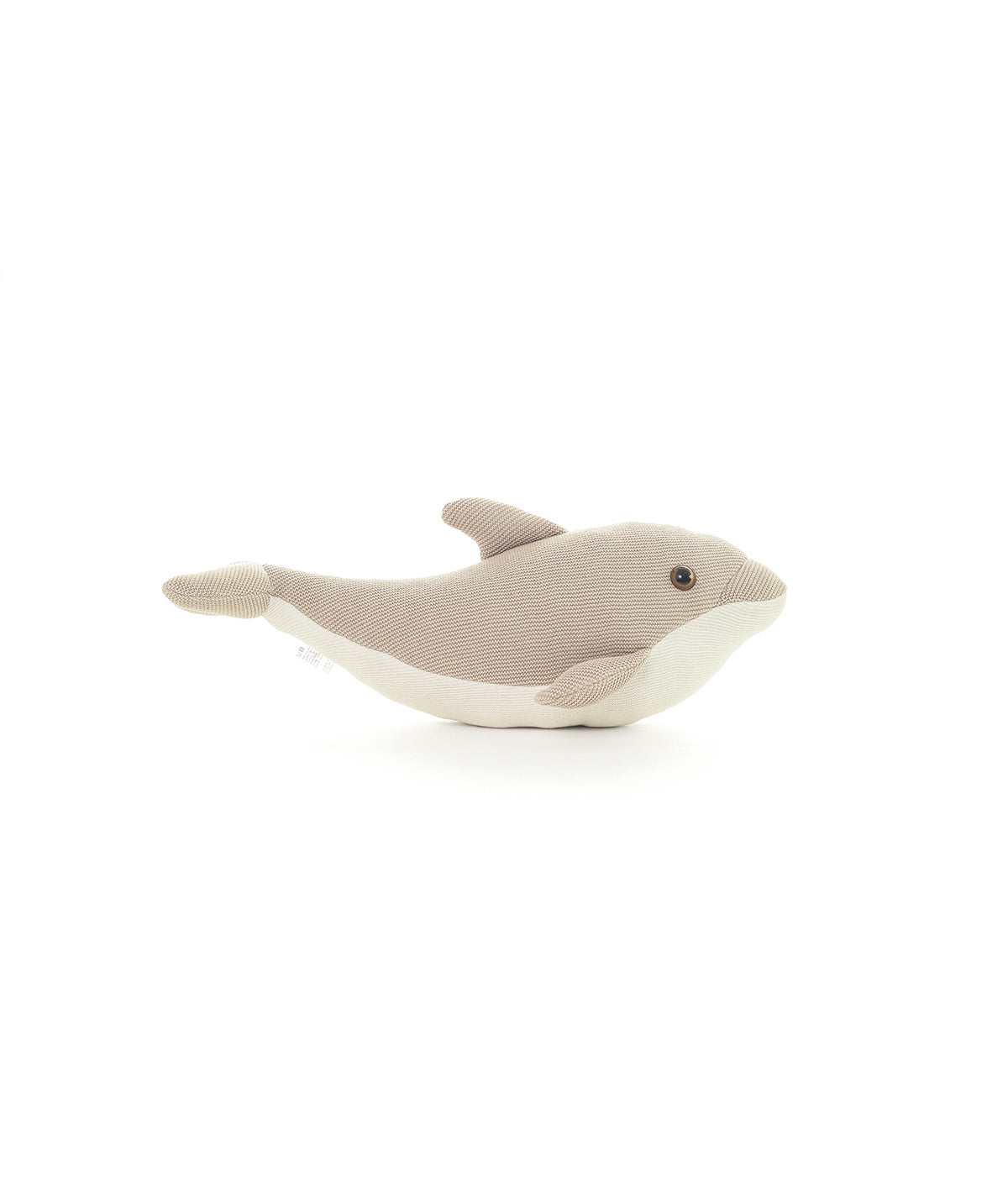 Dolphin in the Sea Cotton Knitted Stuffed Soft Toy with Blanket Combo Set (2 pcs)