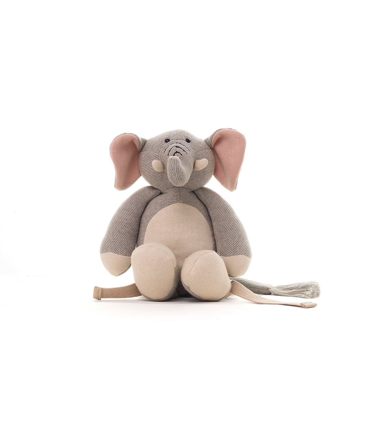 Jumbo Elephant Vanilla Grey Melange & Natural Kids Bag