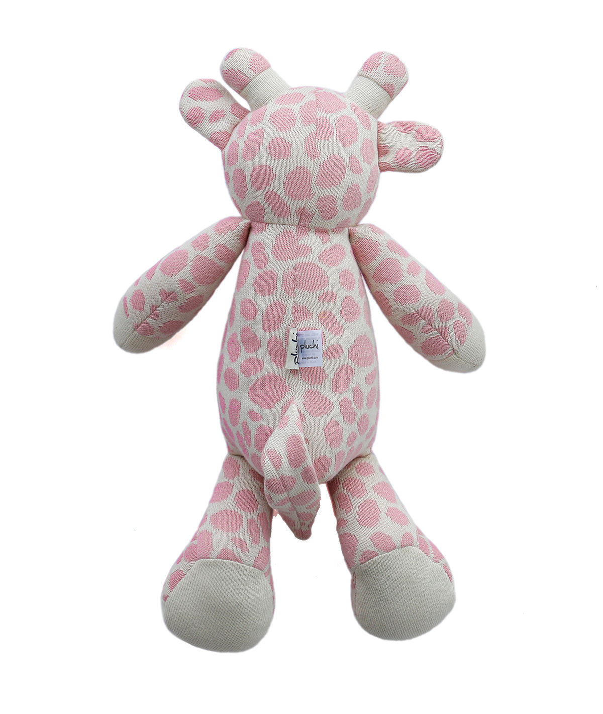 Tall Giraffe Cotton Knitted Stuffed Soft Toys Combo Set (2 pcs)