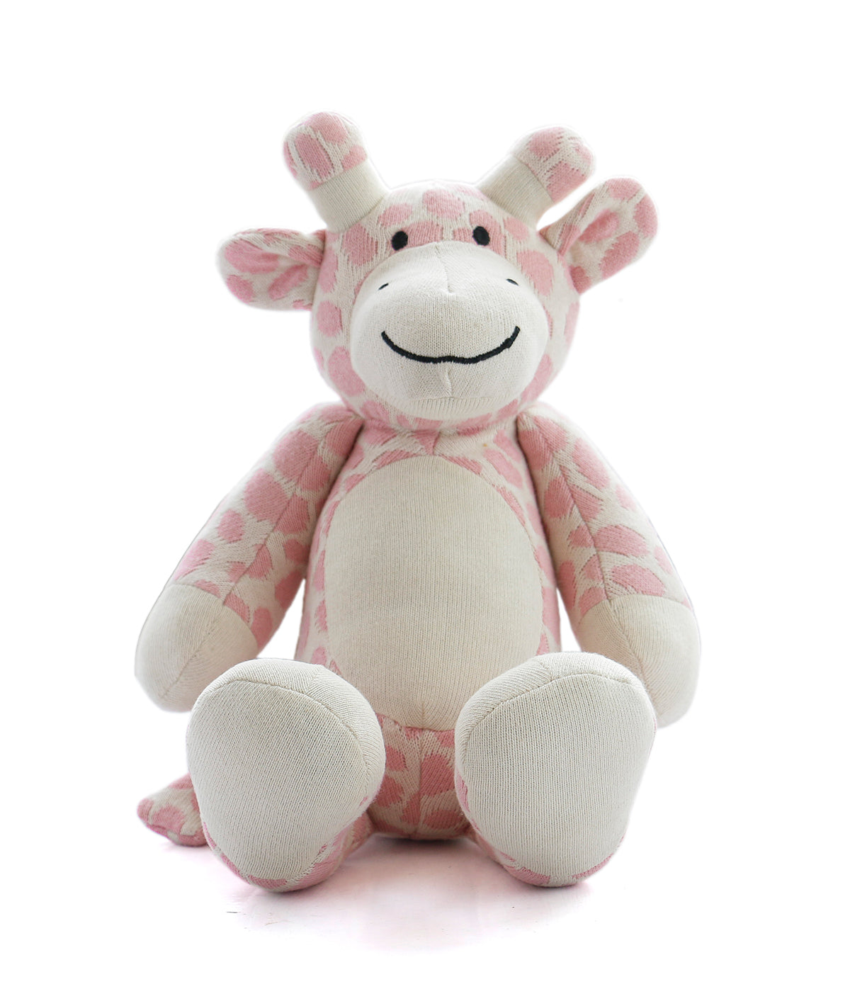 Tall Giraffe Cotton Knitted Stuffed Soft Toys Combo Set (2 pcs)