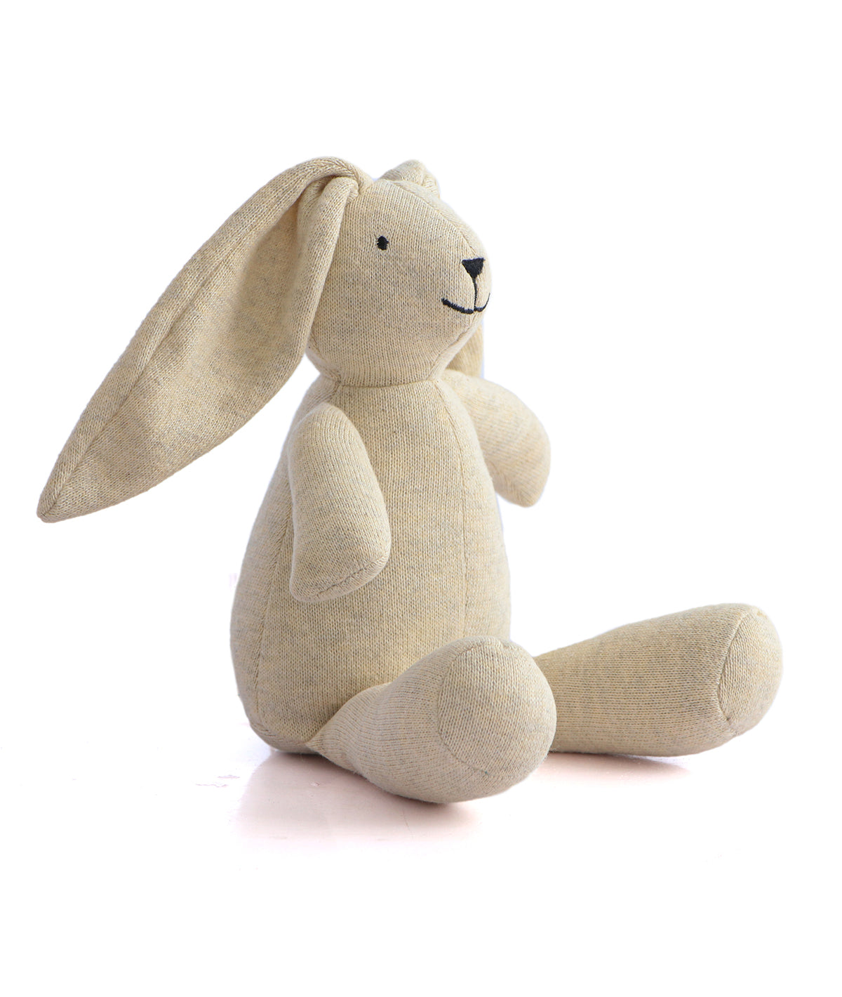 Rabbit Natural Melange 100% Cotton Knitted Stuffed Soft Toy for Babies ...