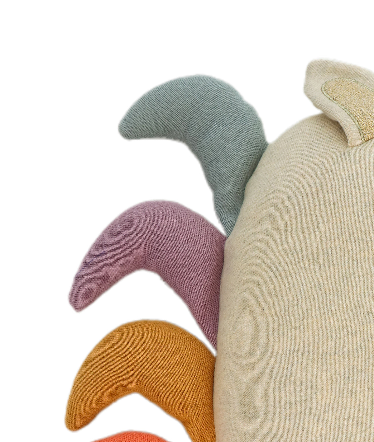 Sweet Unicors Cotton Knitted Stuffed Soft Toy (Tuscansun Mustard & Black)