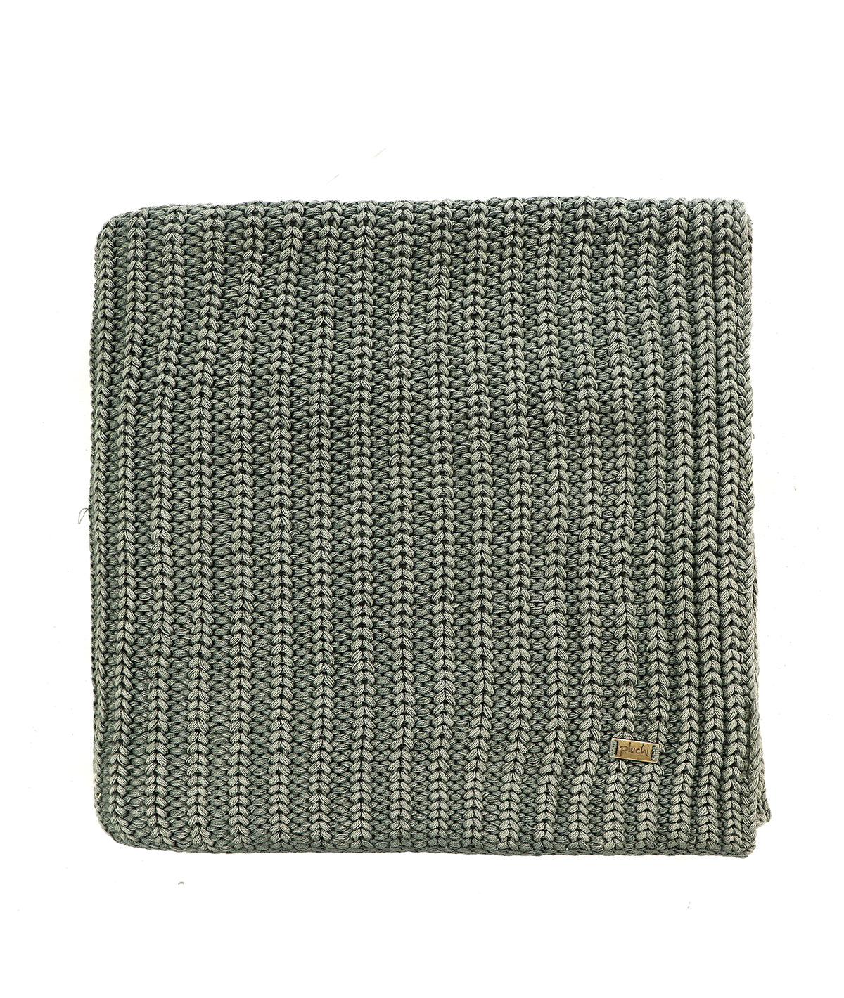 Henry Ryegrass Cotton Knitted Throw /Blanket  For Round The Year Use (125x150cm)