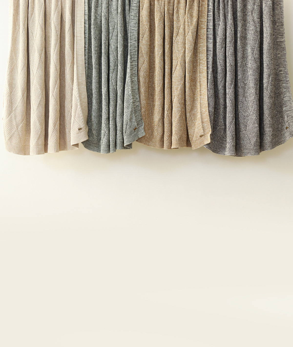 Tagus Ryegrass Cotton Knitted Throw /Blanket  For Round The Year Use (125x150cm)