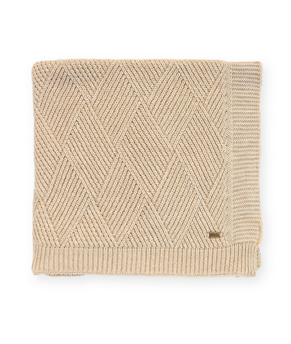 Tagus Silver Brich Cotton Knitted Throw /Blanket  For Round The Year Use (125x150cm)