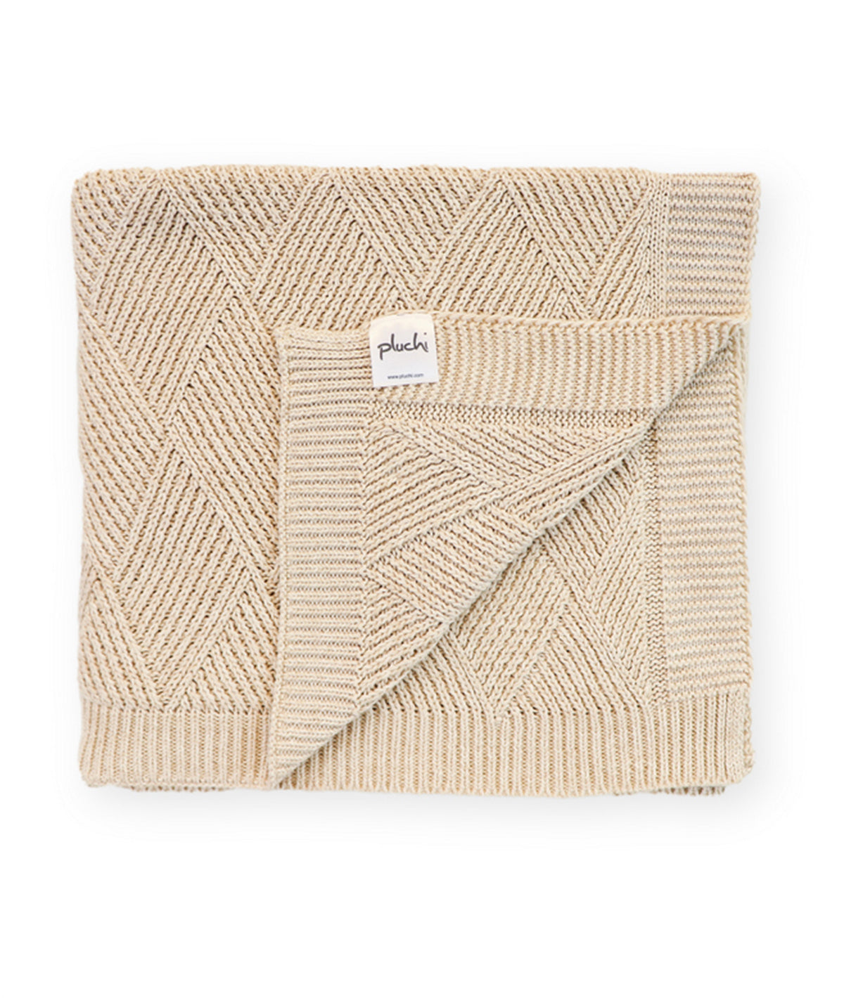 Tagus Silver Brich Cotton Knitted Throw /Blanket  For Round The Year Use (125x150cm)