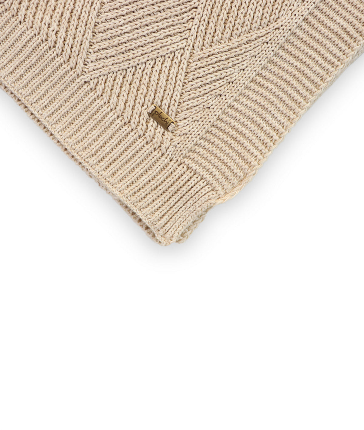 Tagus Silver Brich Cotton Knitted Throw /Blanket  For Round The Year Use (125x150cm)