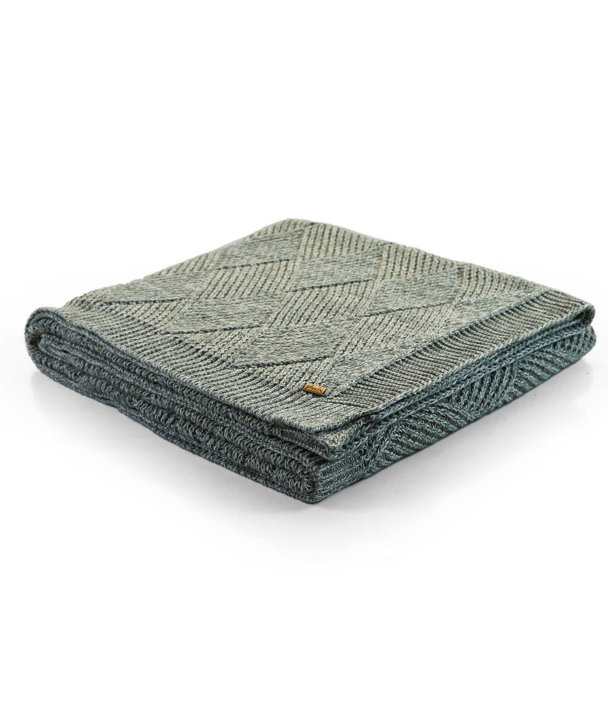 Tagus Ryegrass Cotton Knitted Throw /Blanket  For Round The Year Use (125x150cm)
