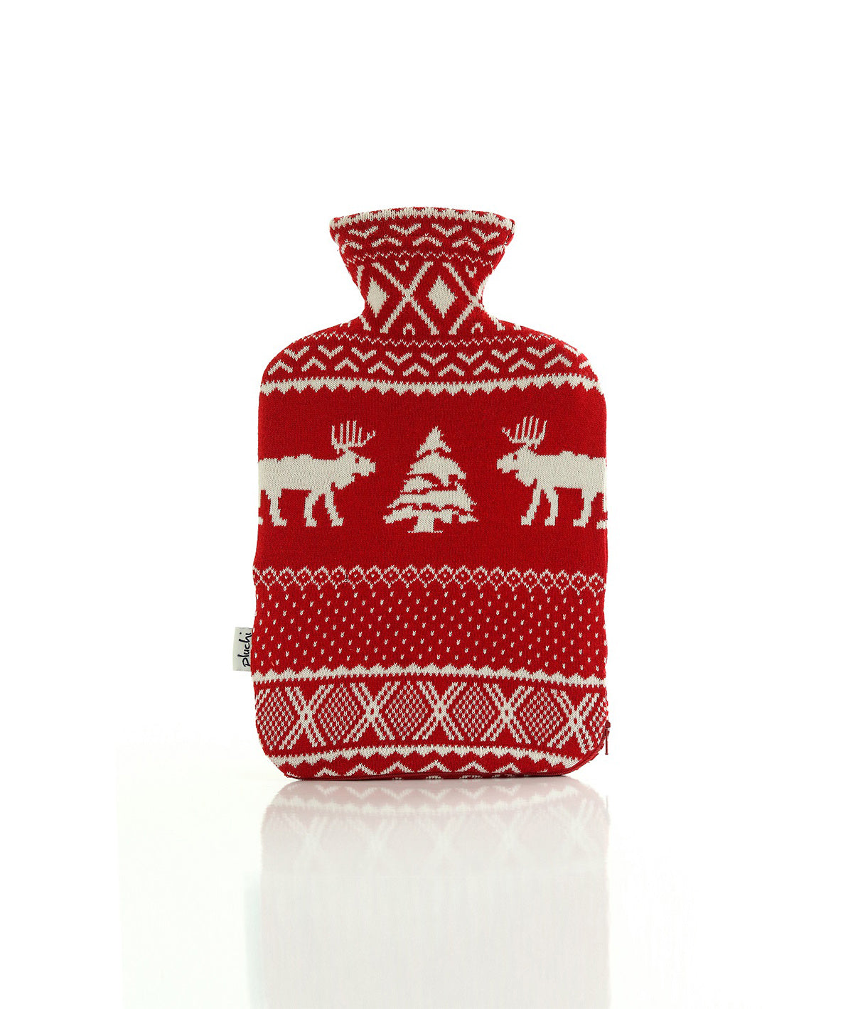 X-Citing X-Mas Non Allergic Cotton Hot Water Bottle Cover in Red Color
