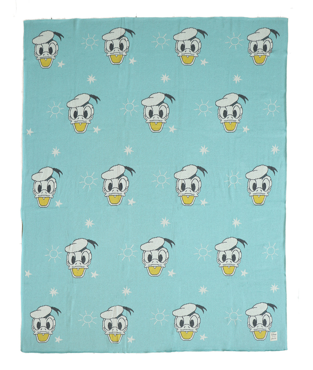 Donald Duck - Disney Cotton Knitted Throw / AC Blanket For Kids For Use In All Seasons (2 to 4 Years for Kids)