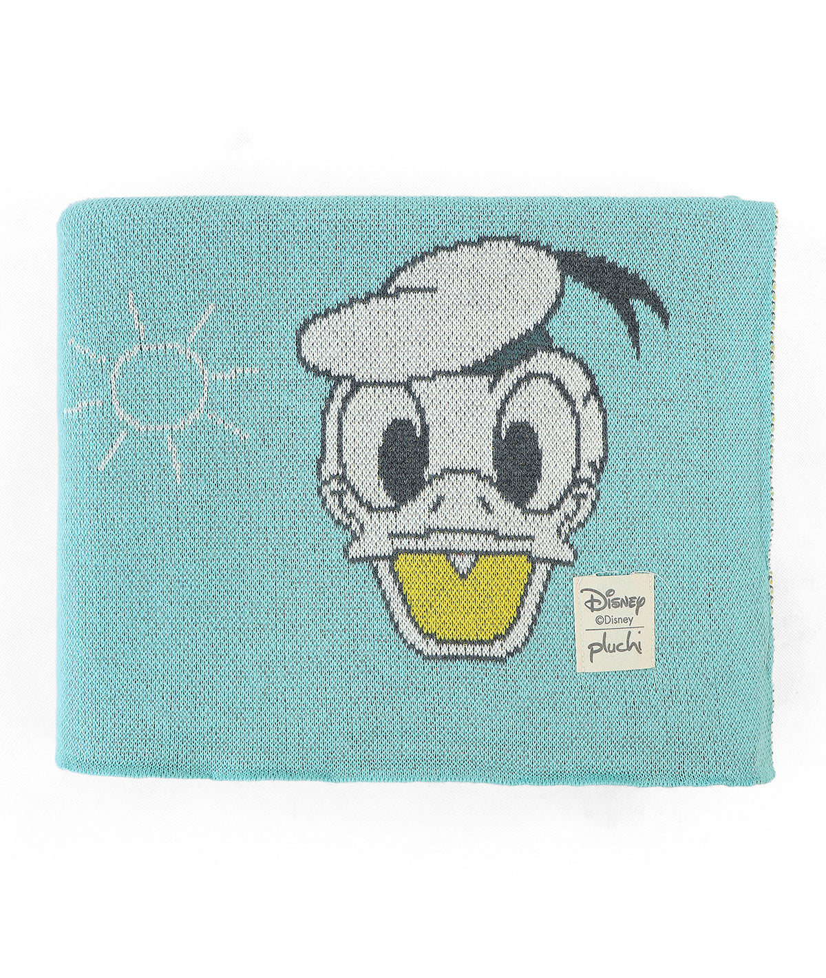 Donald Duck - Disney Cotton Knitted Throw / AC Blanket For Kids For Use In All Seasons (2 to 4 Years for Kids)