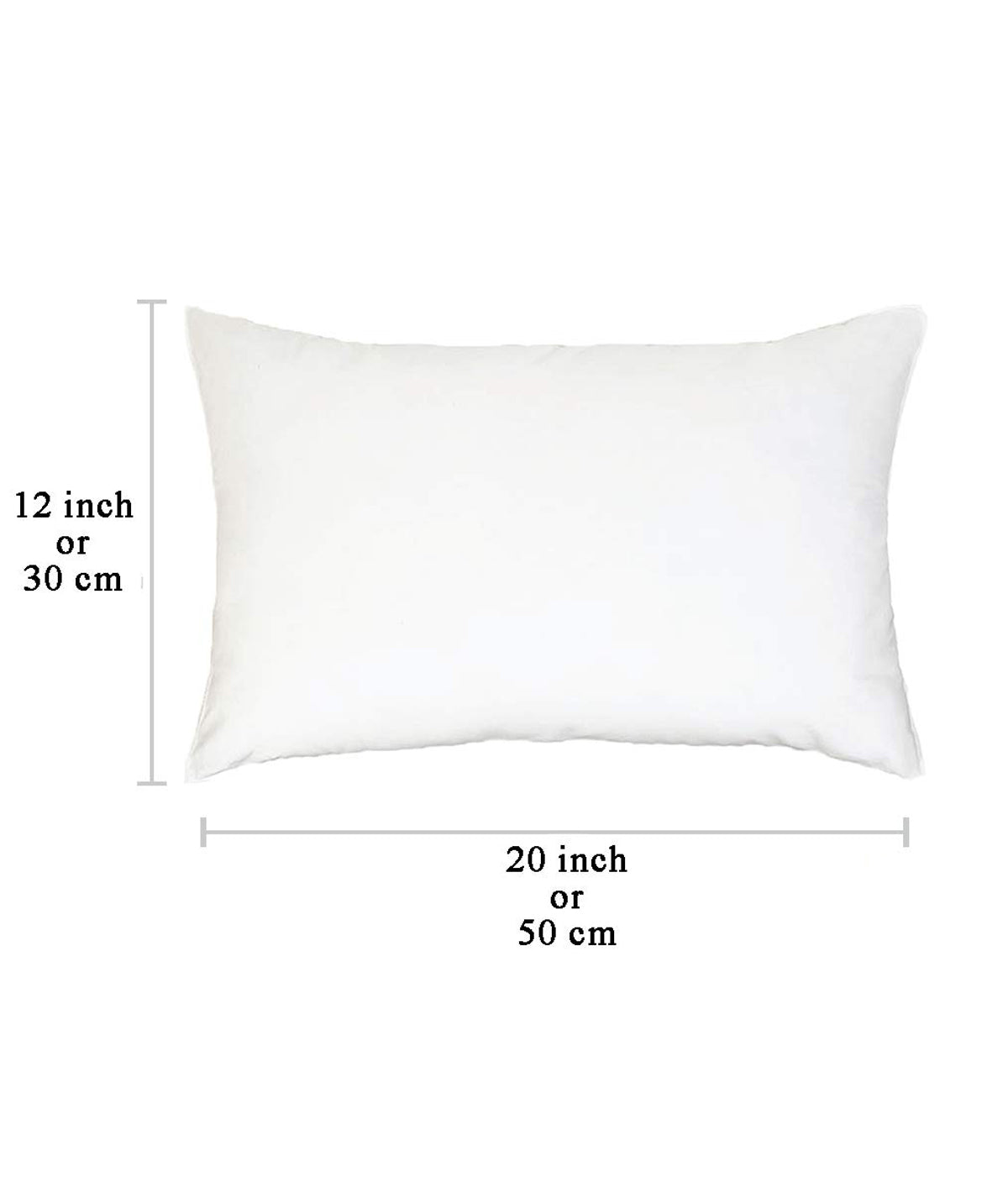 Pluchi Rectangular Cushion Filler (30 cm X 50 cm) (12" x 20'')