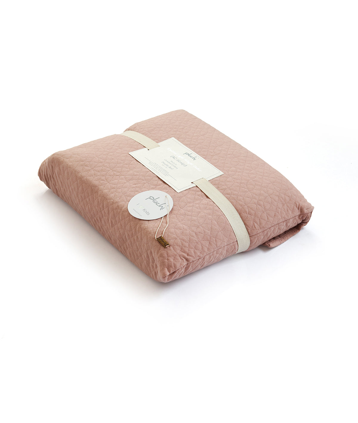 Cloud Jersey Cotton Knitted Double Bed Dohar / Quilt (Pale Pink)